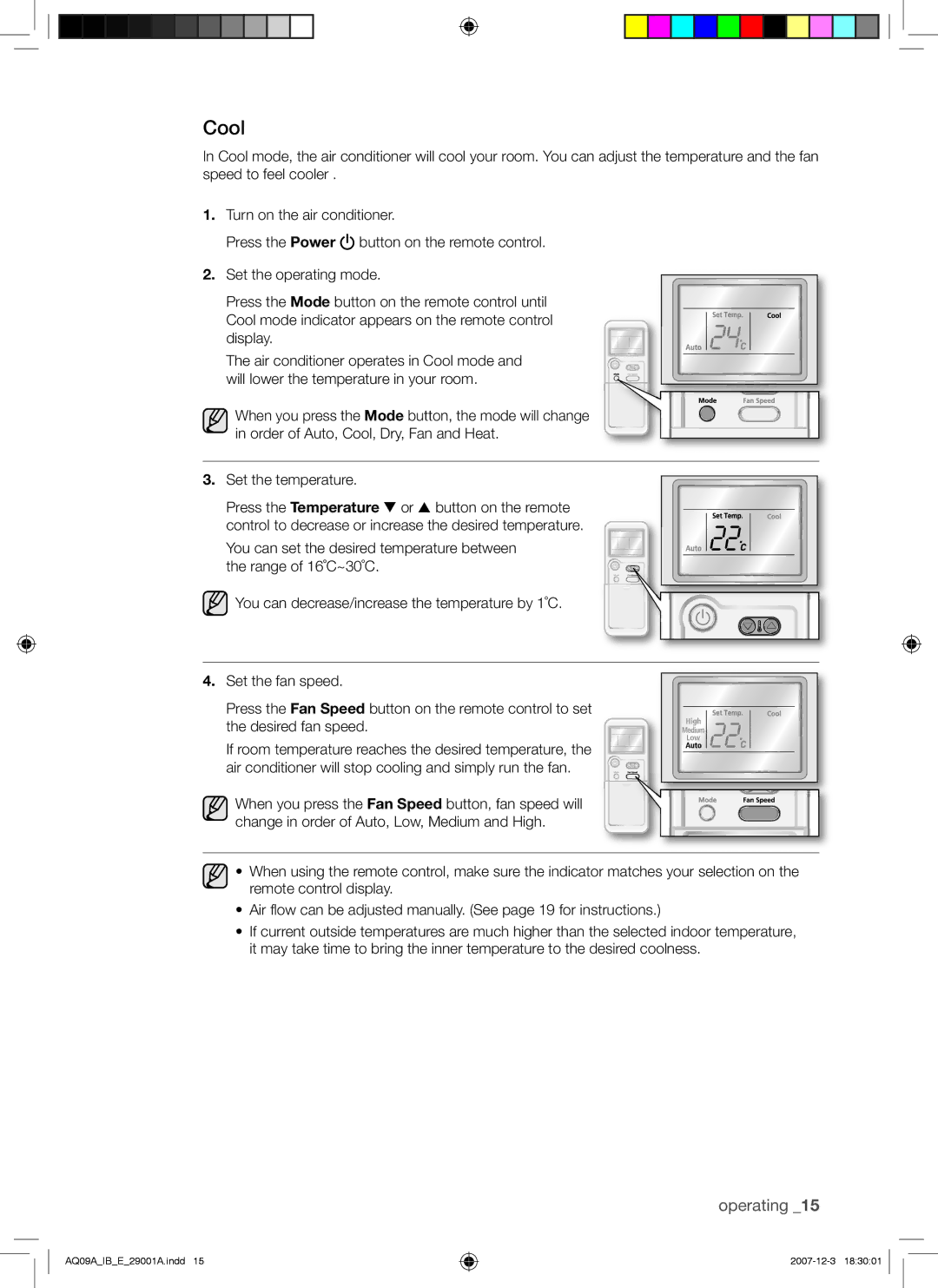 Samsung AQ12AWAXSER, AQ09AWANSER, AQ09AWAAFR, AQ12AWAAFR, AQ12AWANSER, AQ09AWAXSER, AQ12ASAXSER, AQ24AWANSER, AQ24AWAXSER Cool 