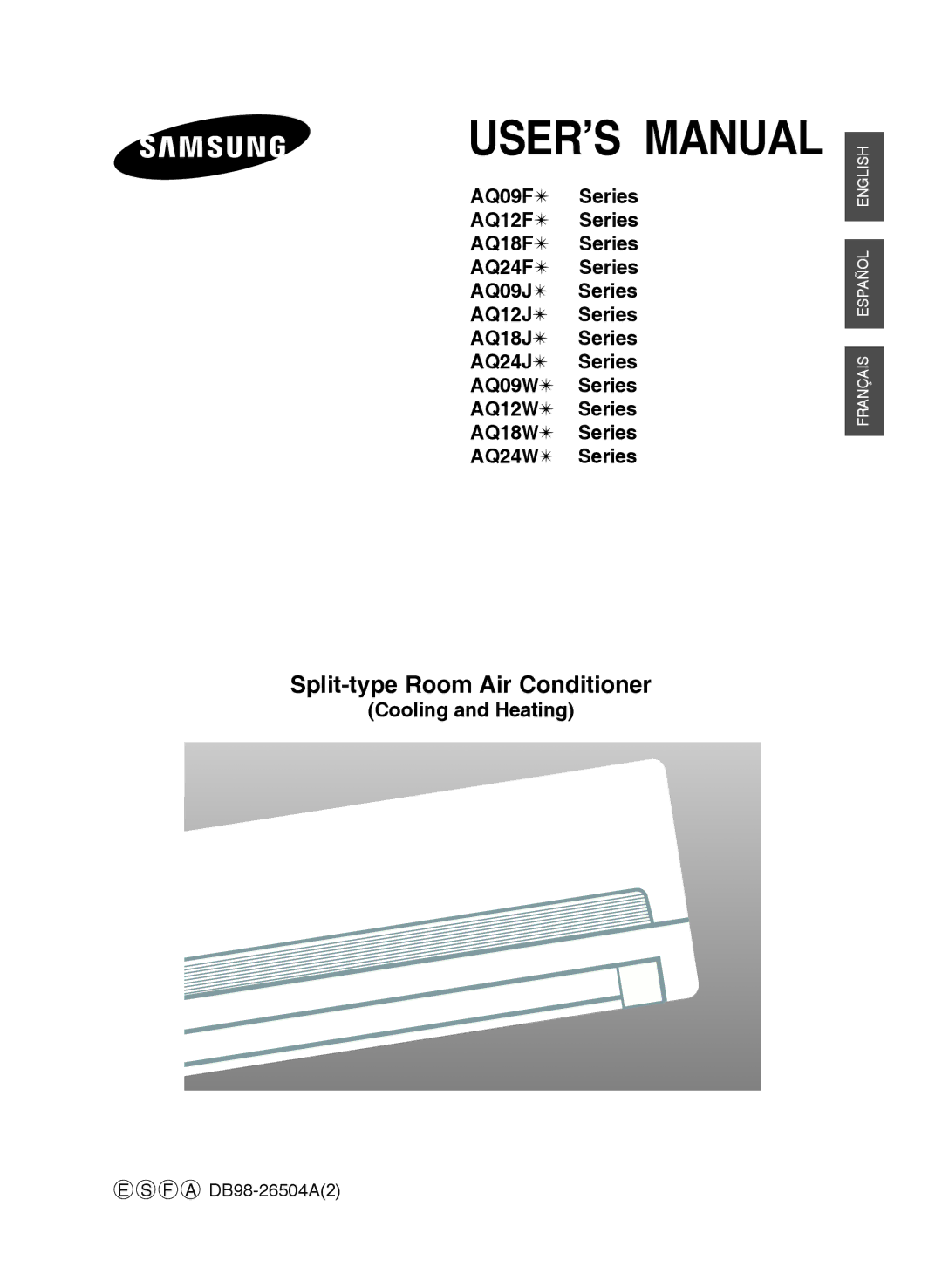 Samsung AQ24FAN, AQ09FAN, AQ12FAN, AQ18FAN, AQ12FBN, AQ12FBX manual Contenuti 