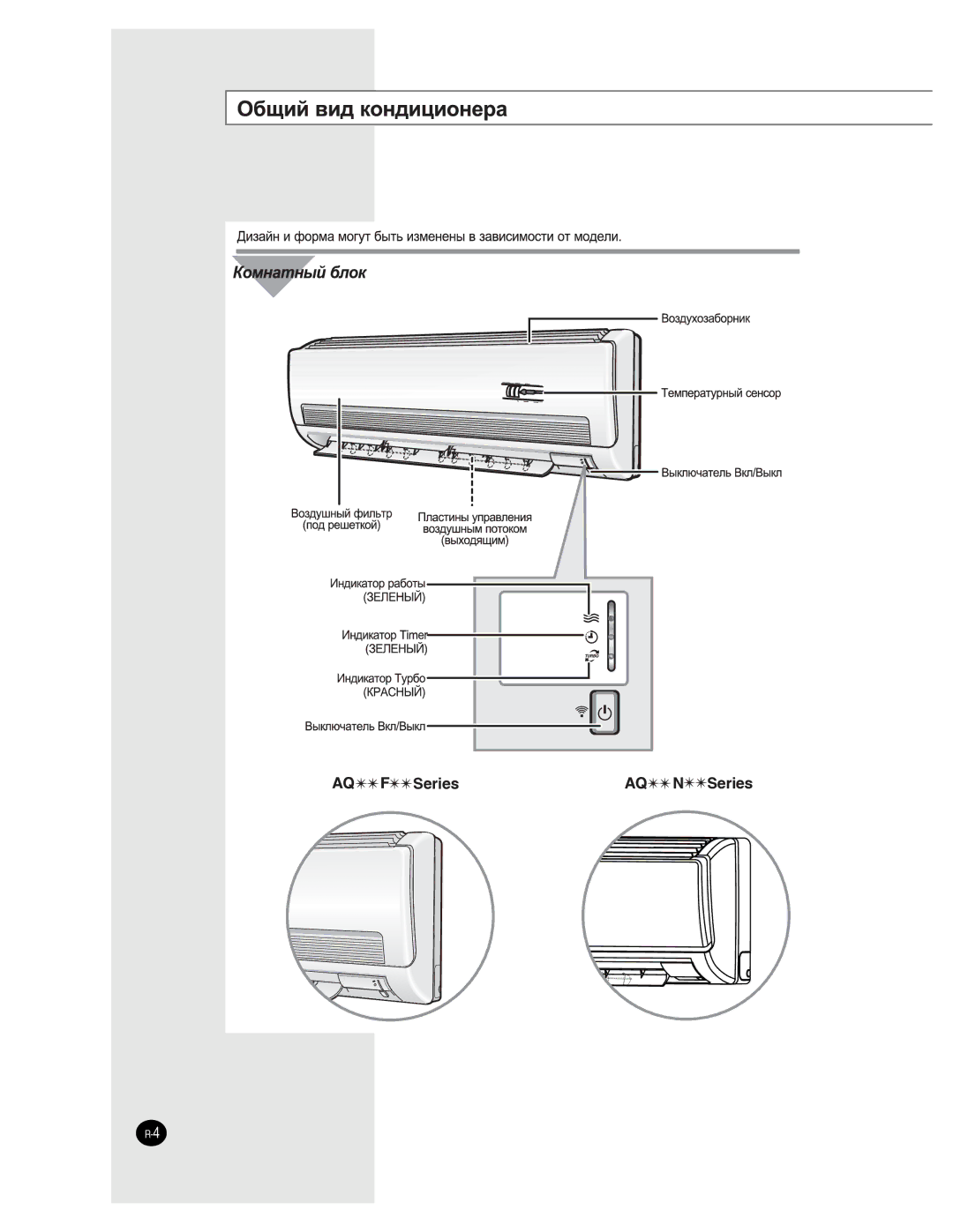 Samsung AQ09NLXSER, AQ09NLNSER manual Series Series 