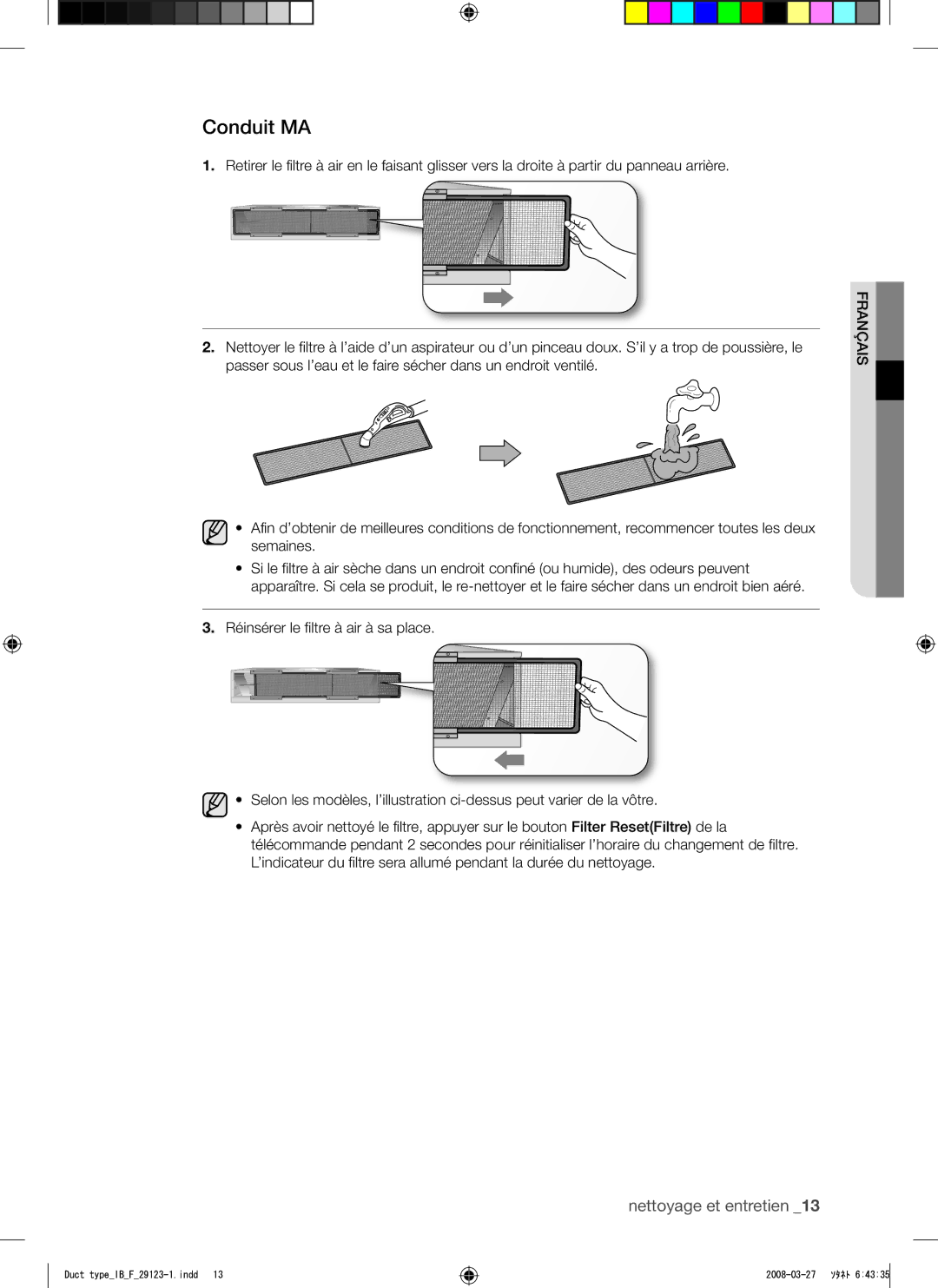 Samsung AQ12FCX manual Conduit MA 