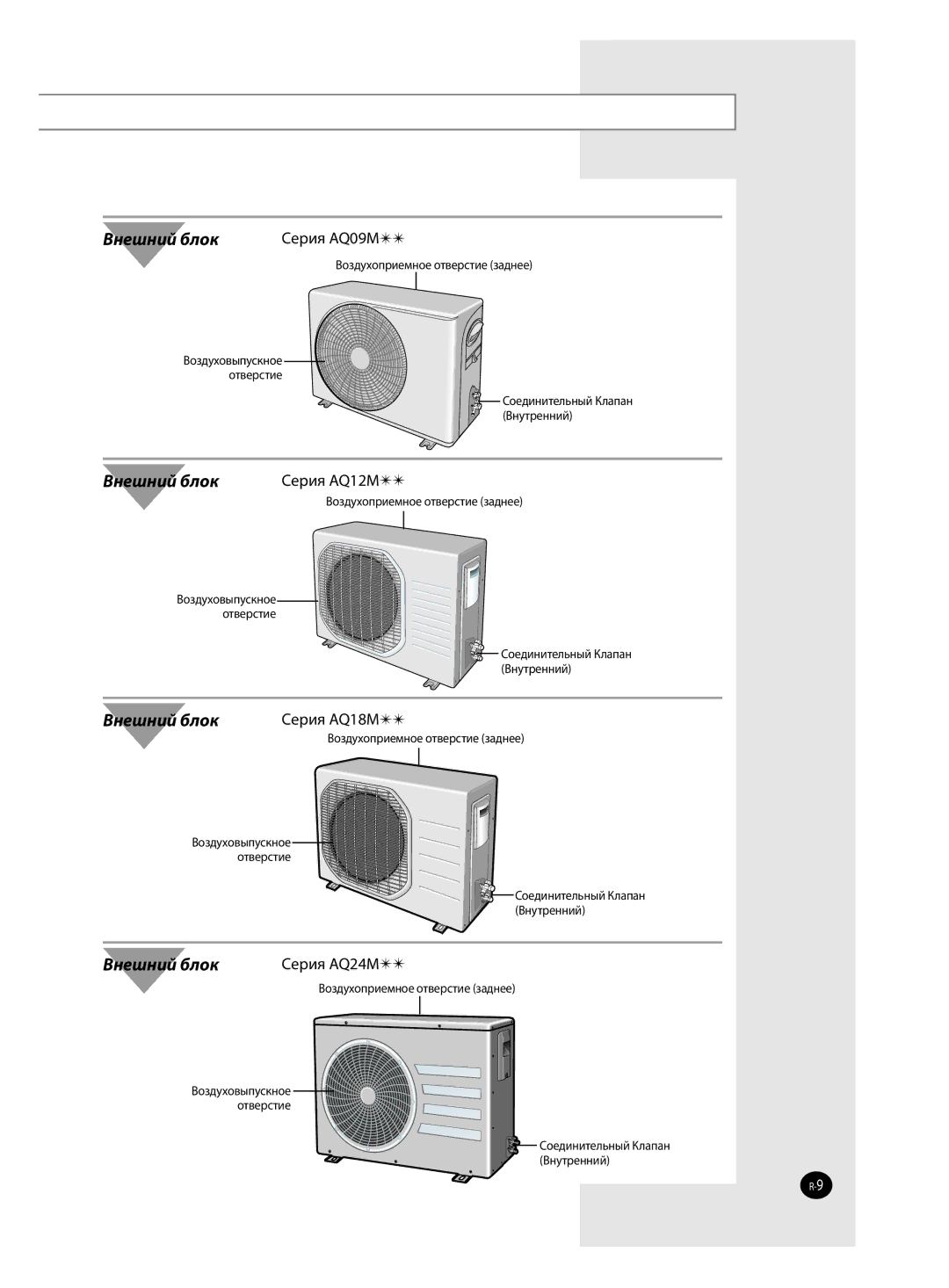 Samsung AQ12MSBNSEU, AQ18MSBX, AQ18MSBN, AQ24MSBX, AQ12MSBX Воздуховыпускное отверстие Соединительный Клапан Внутренний 