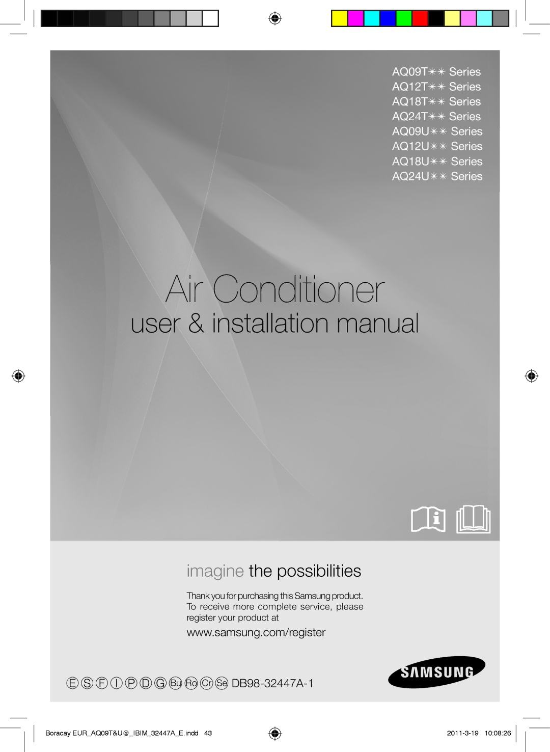 Samsung AQ09TSBNCEE, AQ18UGAN, AQ24TSBXEUR, AQ18TSBN, AQ12UGFN, AQ24TSBN, AQ18TSBX, AQ09UGFX, AQ12TSBXEUR manual Air Conditioner 