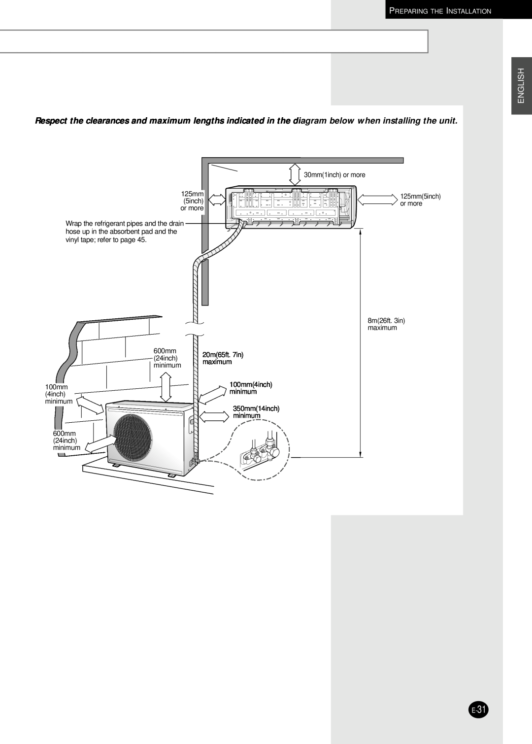Samsung AQ30C1(2)BC installation manual English, E-31 