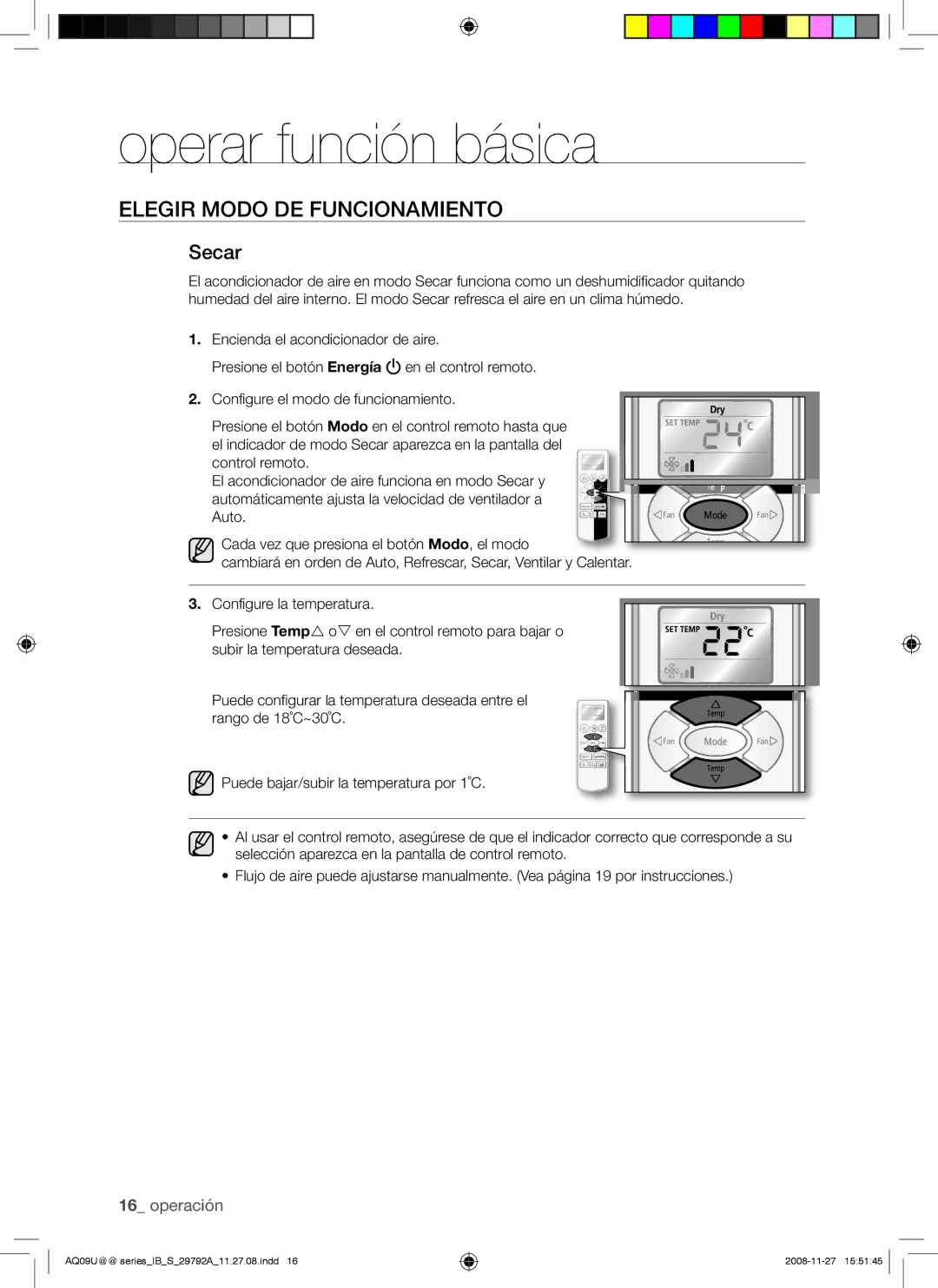 Samsung AQV09UGAN, AQV24UGAX, AQV24UGAN, AQV18UGAN, AQV18UGAX, AQV12UGAN, AQV12UGAX, AQV09UGAX manual Secar 