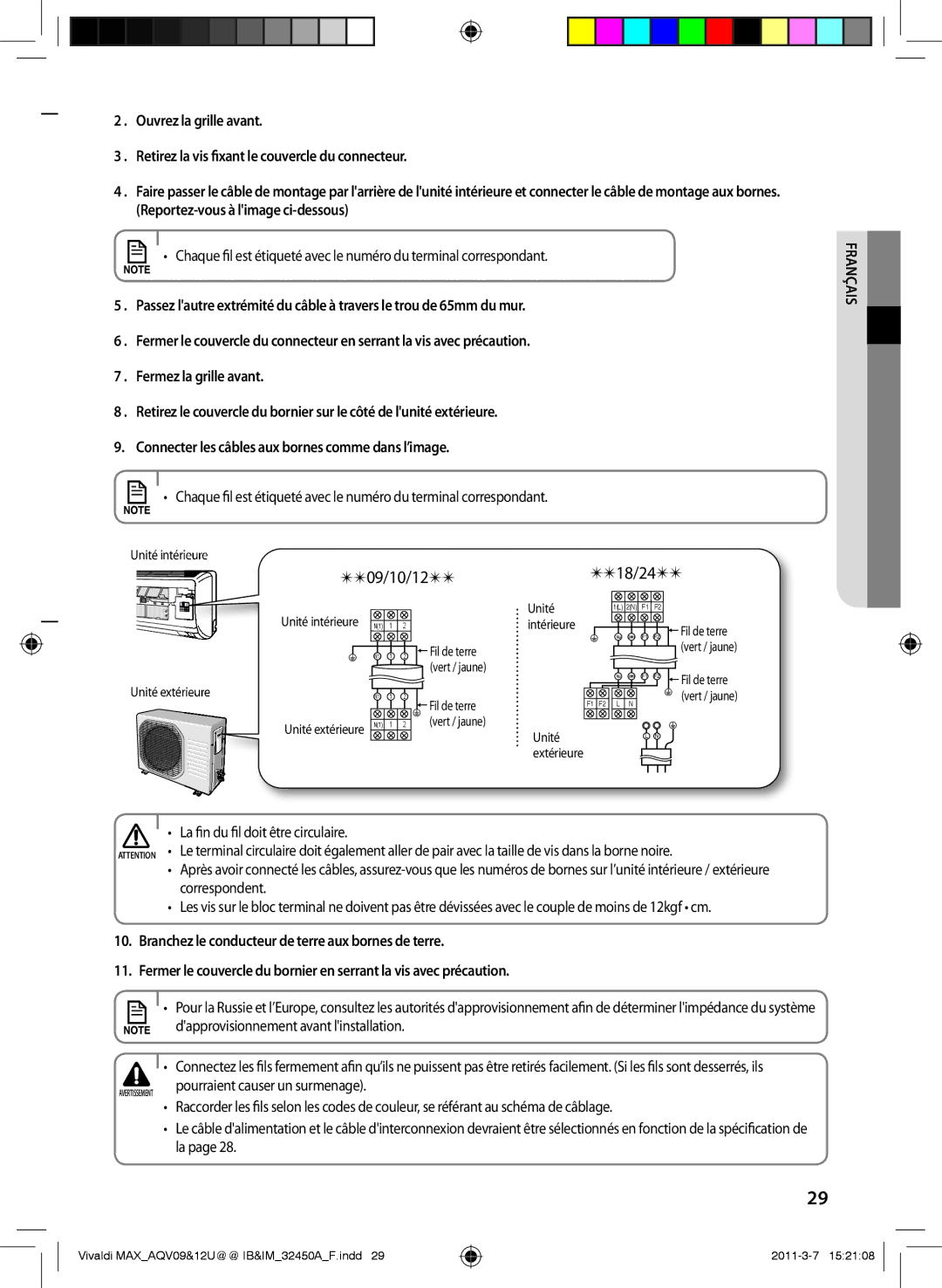 Samsung AQV12UGEX, AQV09UGEN, AQV12UGEN, AQV09UGEX manual 18/24  