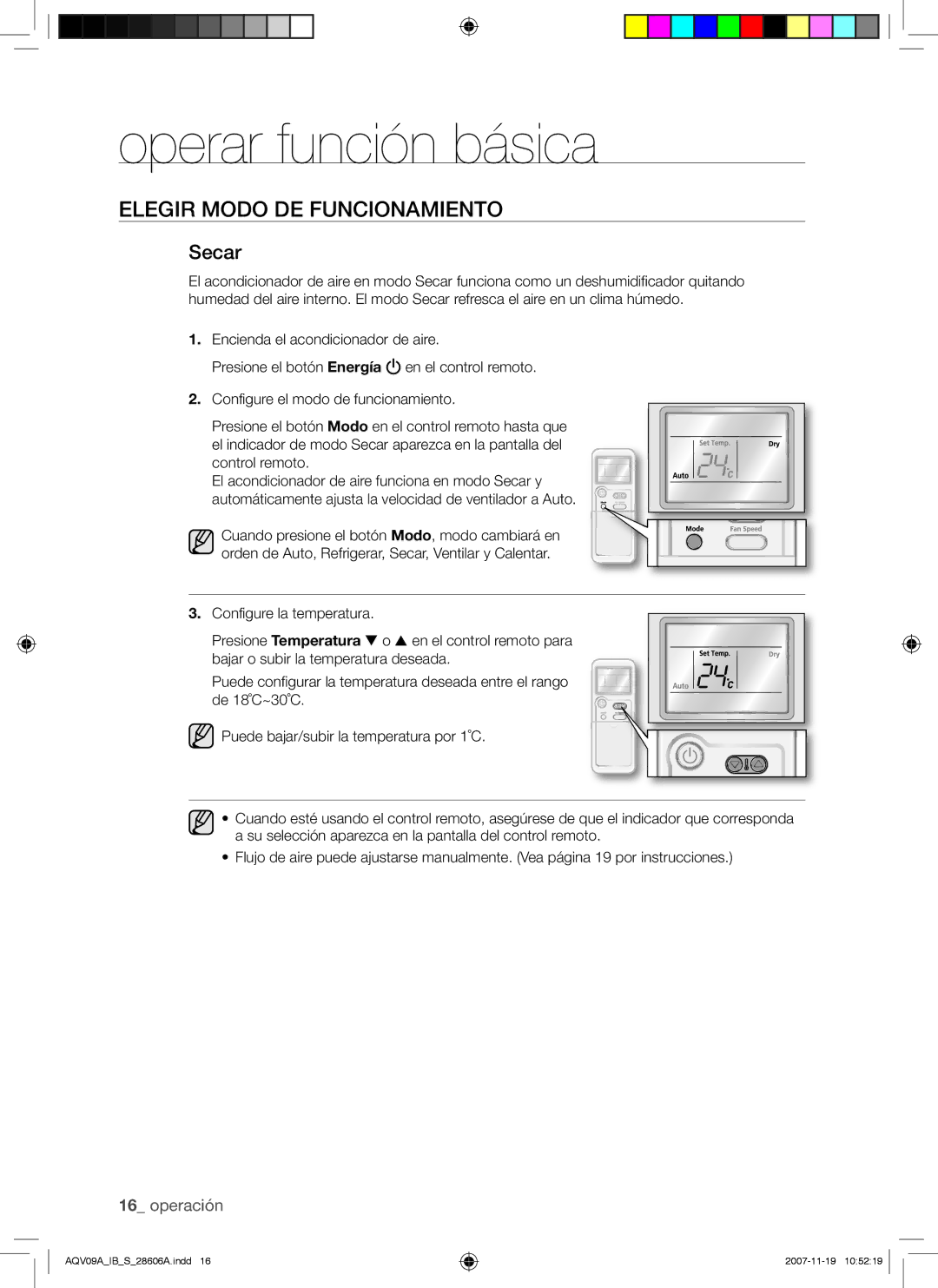 Samsung AQV12VBCX, AQV12AWAX, AQV09AWAX, AQV12AWAN, AQV12ABAX, AQV09AWAN, AQV09VBCN, AQV12VBCN, AQV12ABAN manual Secar 