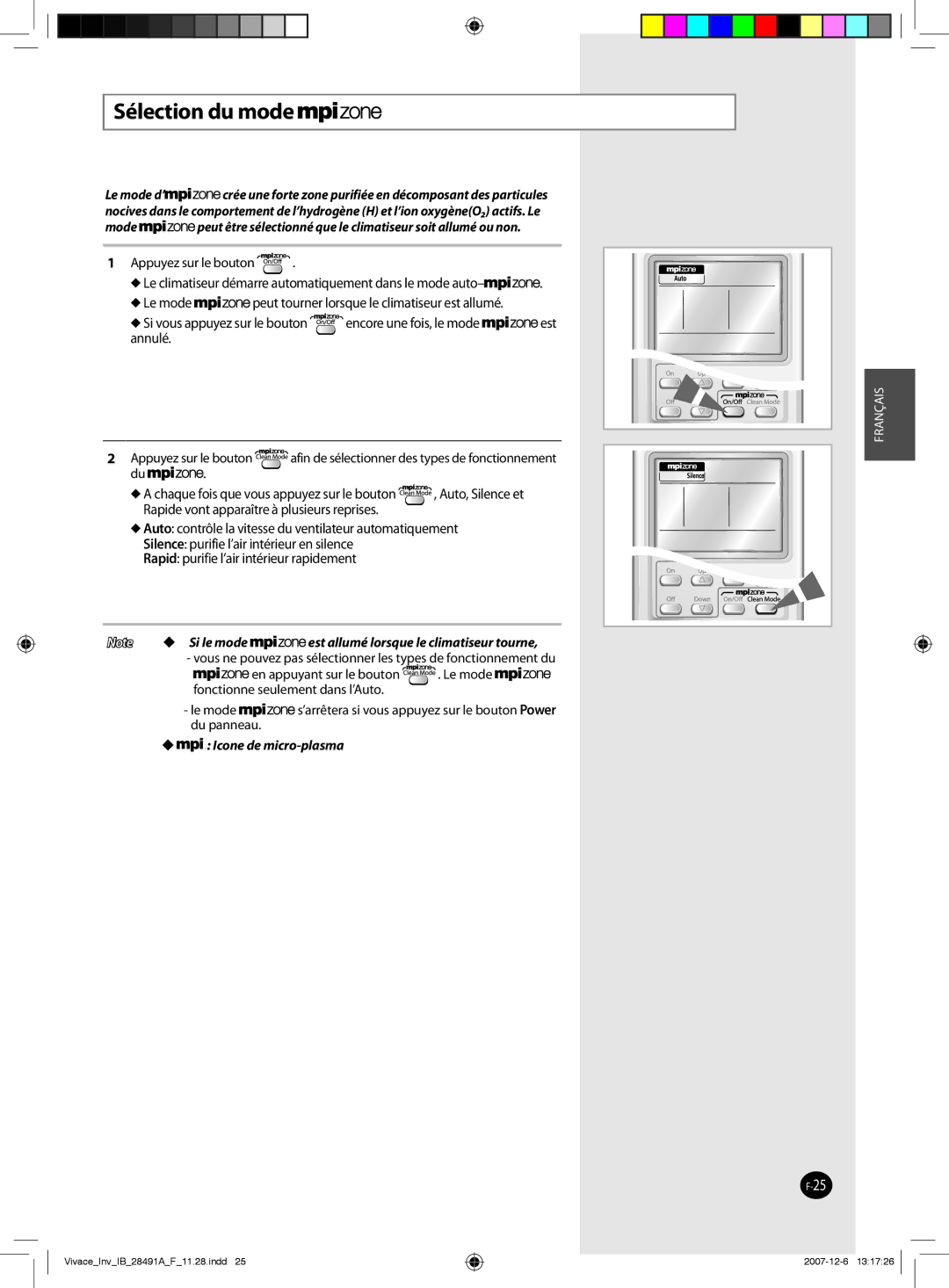 Samsung AQV24VBCX, AQV12VBEN, AQV09VBCNKCV, AQV24VBGN manual Encore une fois, le mode, Annulé,  Si vous appuyez sur le bouton 