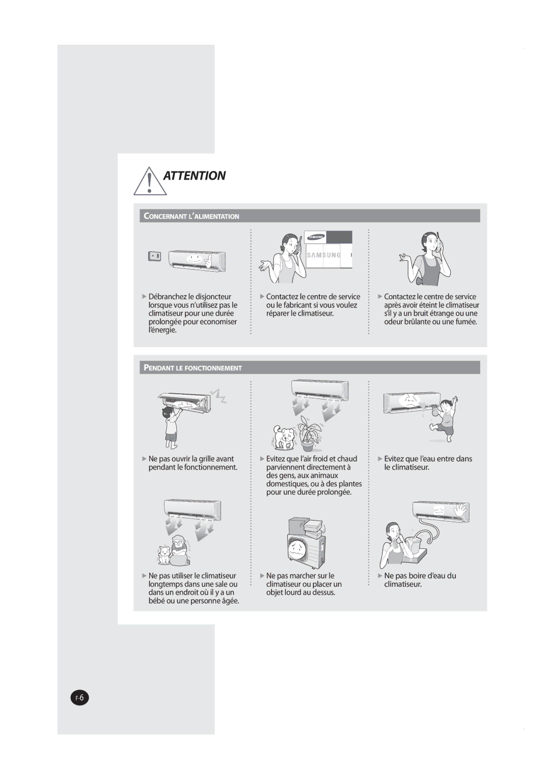 Samsung AQV24MWAN manual Ïofshjf, SïqbsfsMfDmjnbujtfvs, QpvsVofEvsïfQspmpohïf, CïcïPvVofQfstpoofÉhïf 