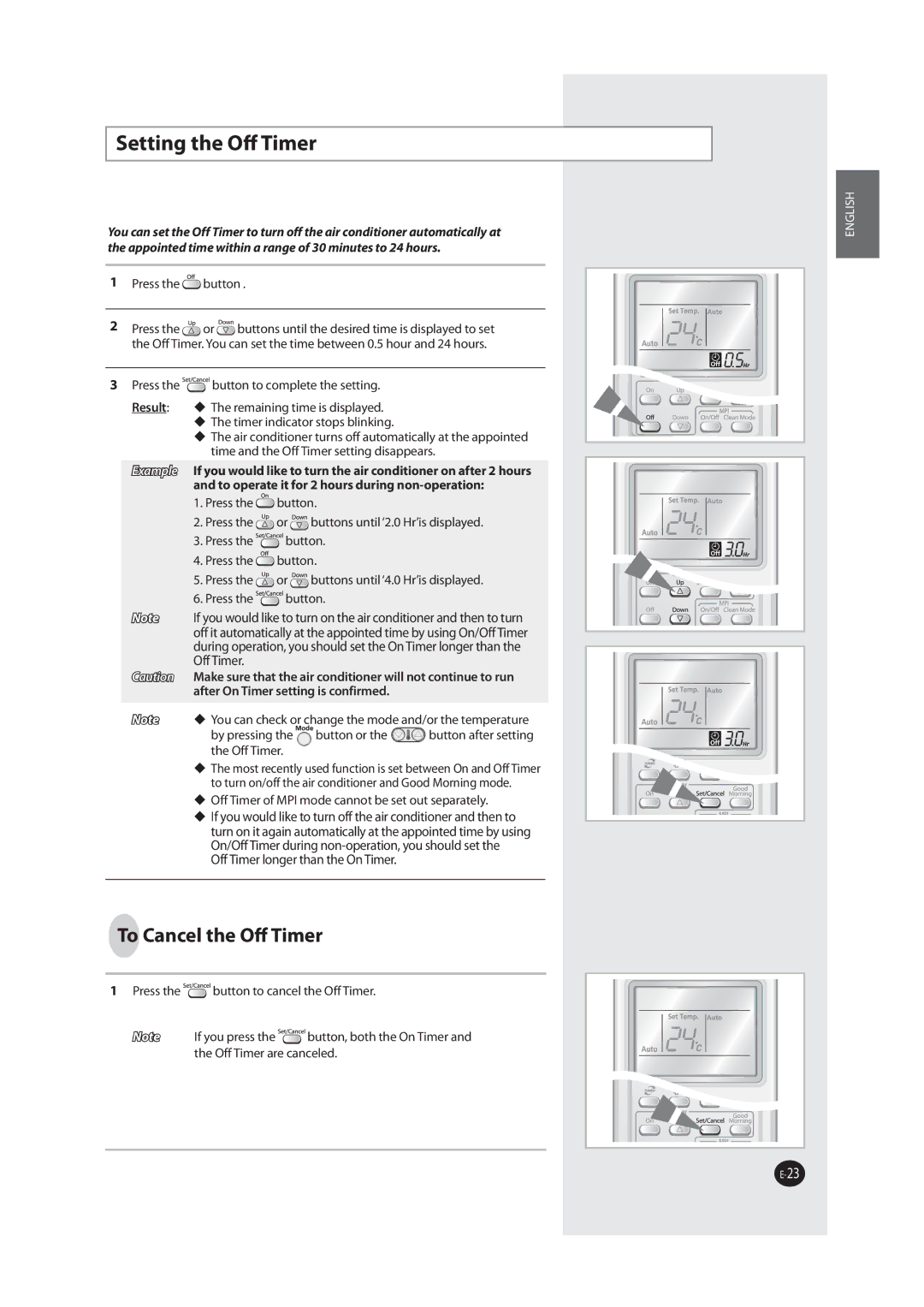 Samsung AQV12MWAX, AQV18MWAX, AQV09MSAX, AQV12MSAX manual 0GG5JNFS, BoeUpPqfsbufJuGpsIpvstEvsjohOpoPqfsbujpo 