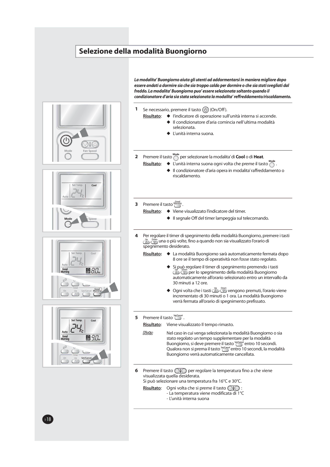 Samsung AQV09MSAX manual 4FMFJPOFEFMMBNPEBMJUË#VPOHJPSOP, Sjtdbmebnfoup, TqfhojnfoupEftjefsbup, NjovujBPsf 