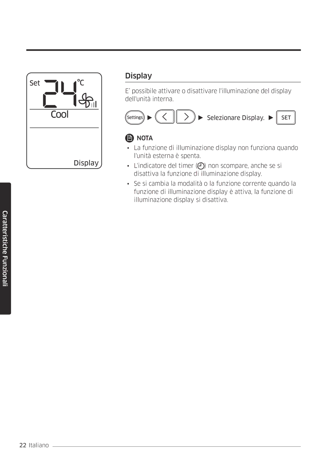 Samsung AR12MSFHBWKNET, AR09MSFHBWKNET manual Display 