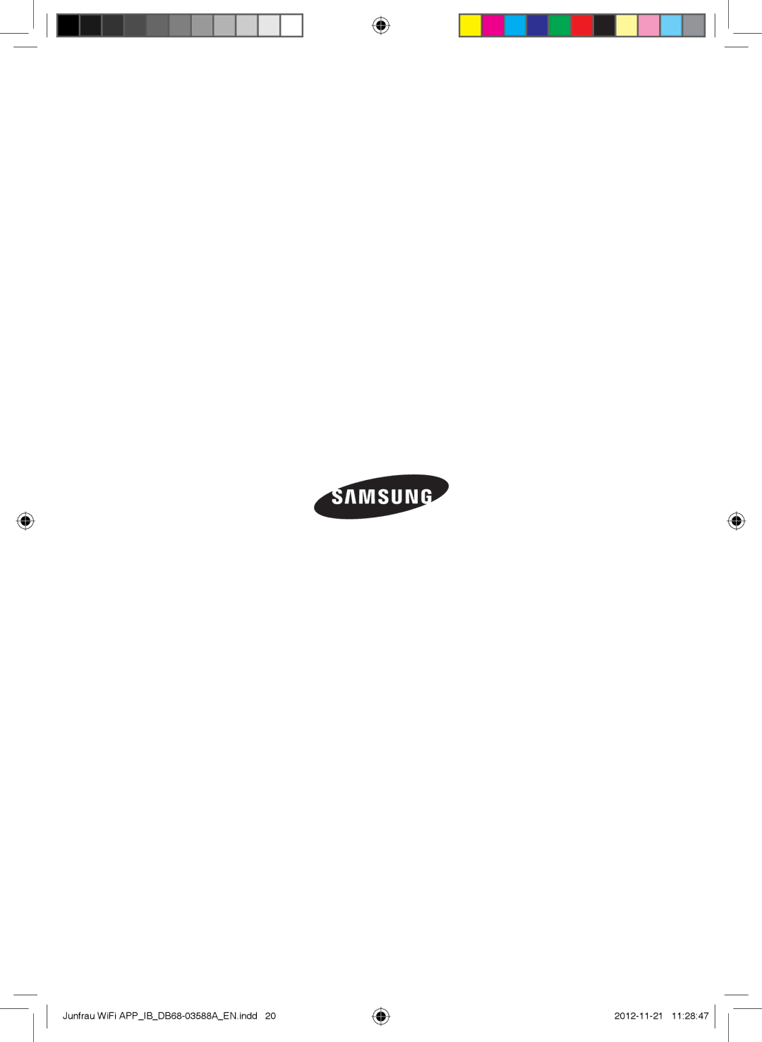 Samsung AR18FSSYAWTNEU, AR12FSSYAWTNEU, AR18FSSKABENEU, AR09FSSKABENEU manual Junfrau WiFi APPIBDB68-03588AEN.indd 2012-11-21 