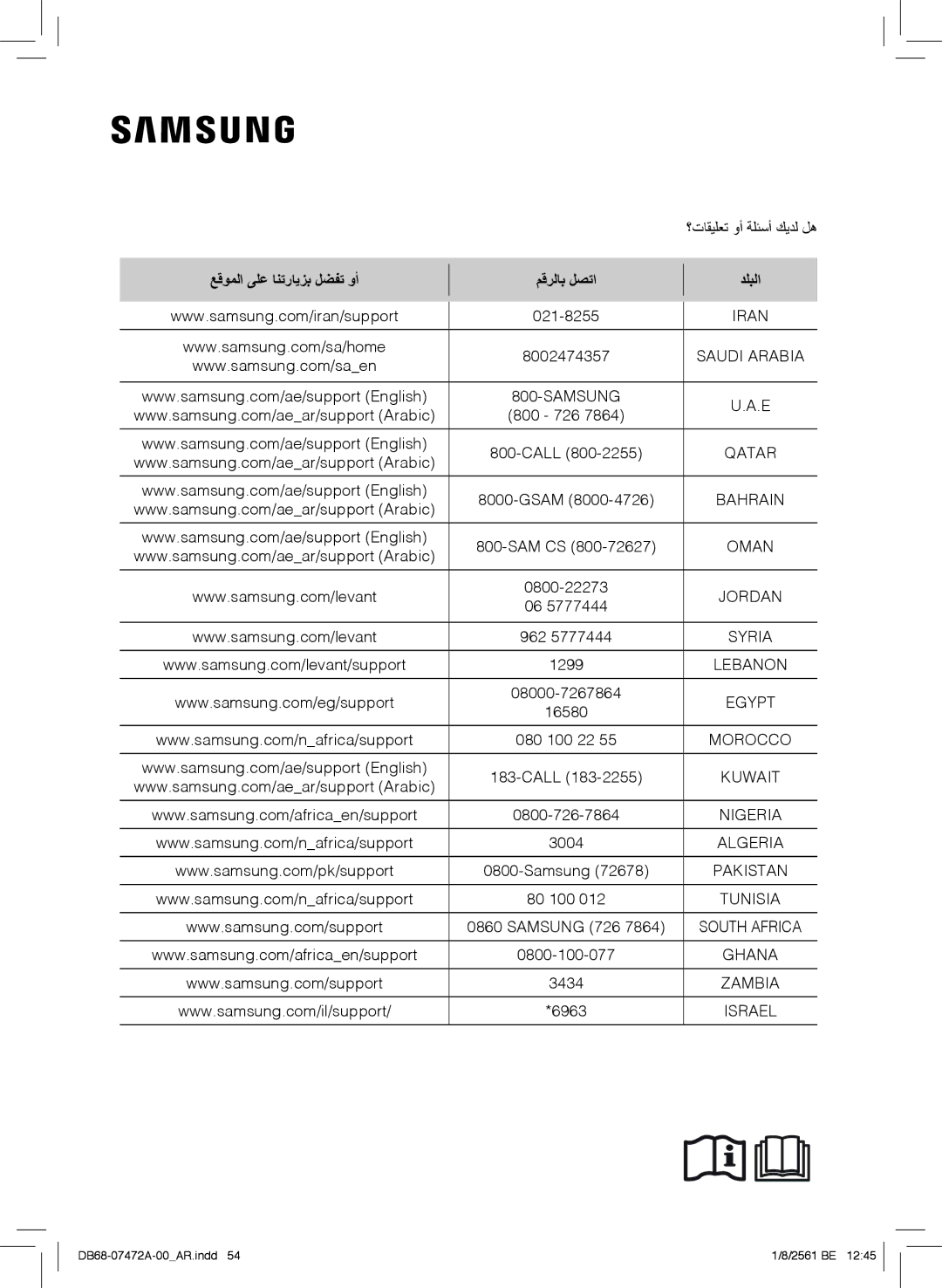 Samsung AR18NVPXCWK/MG manual ؟تﺎﻘﯾﻠﻌﺗ وأ ﺔﻠﺋﺳأ كﯾدﻟ لھ, ﻊﻗوﻣﻟا ﻰﻠﻋ ﺎﻧﺗرﺎﯾزﺑ لﺿﻔﺗ وأ مﻗرﻟﺎﺑ لﺻﺗا دﻠﺑﻟا 