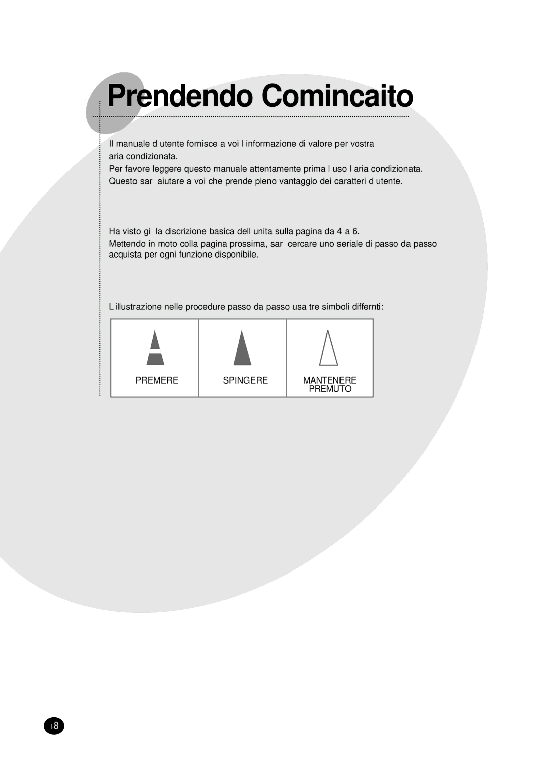 Samsung AS24HPBN, AS09HPBN, AS18HPBN, AS12HPBX, AS12HPAX, AS12HPBN, AS09HPBX manual Prendendo Comincaito 