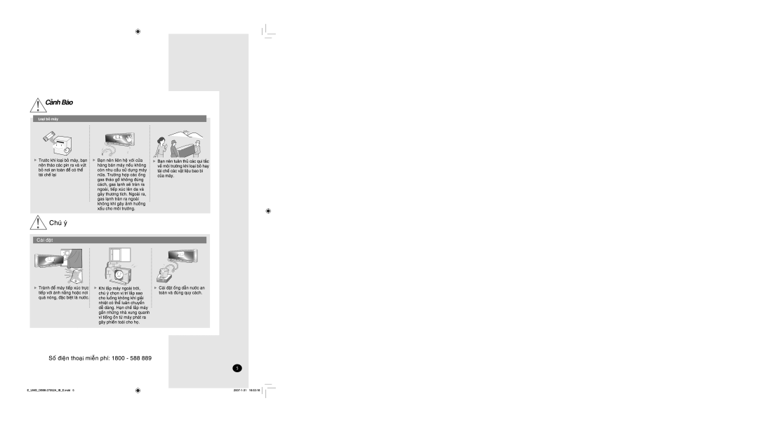 Samsung AS09VBANXSV, AS09VBAXXSV manual 