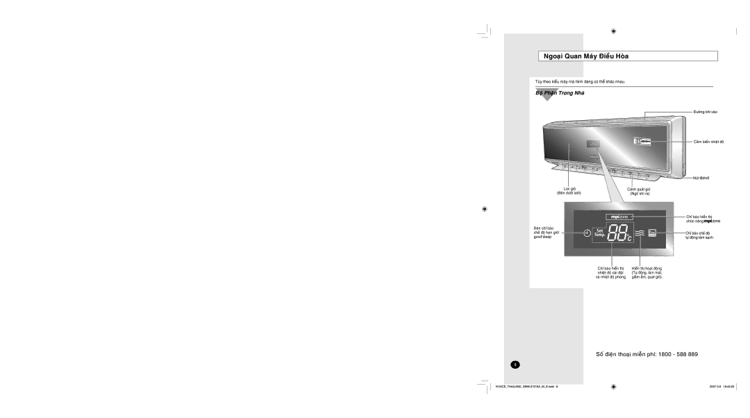 Samsung AS09VBAXXSV, AS09VBANXSV manual 