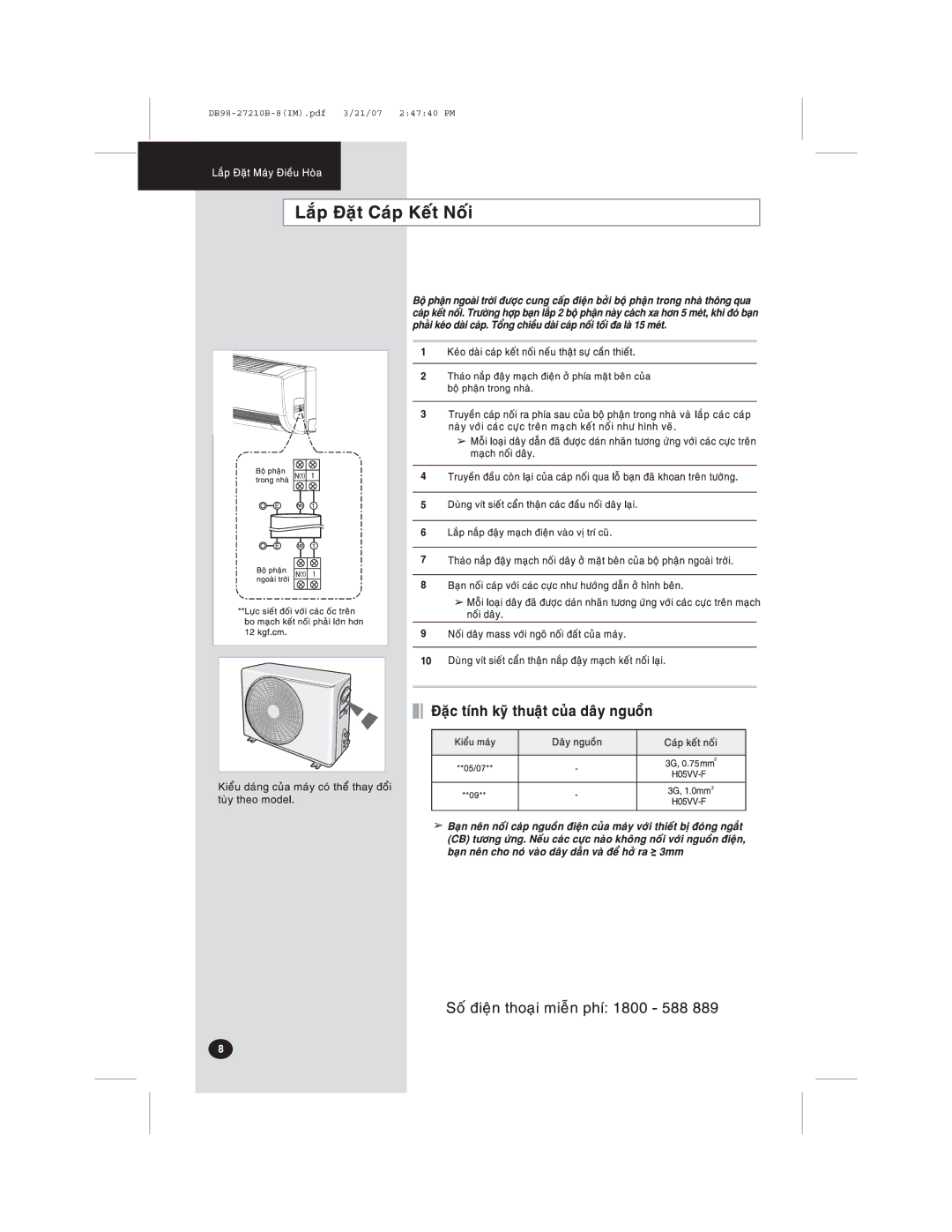 Samsung AS09XLNXSV, AS09XLXXSV manual 