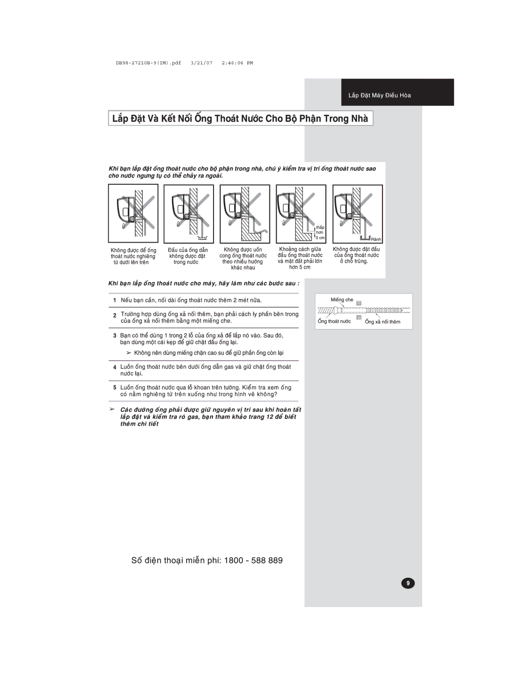 Samsung AS09XLXXSV, AS09XLNXSV manual 