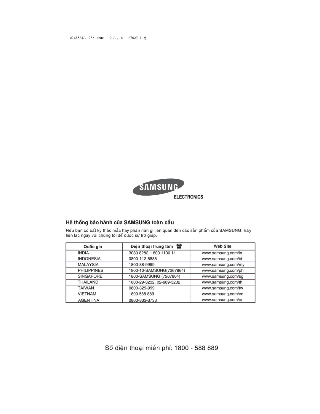 Samsung AS09XLNXSV, AS09XLXXSV manual 