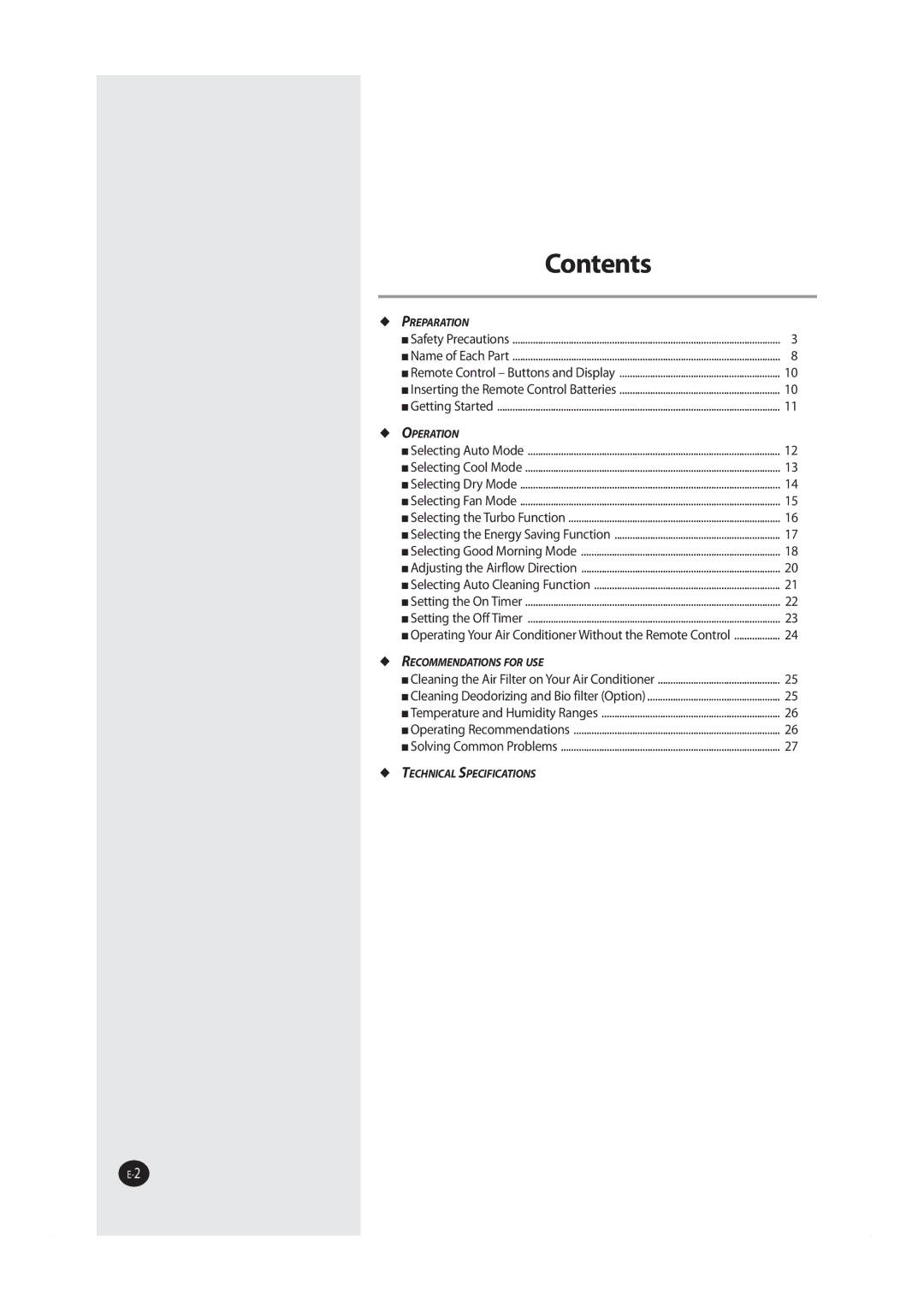 Samsung AS24MWBNXSG, AS18MWBUMG, AS24MWBUMG, AS24MWBXXSG, AS18MWBNUMG, AS18MWBNXSG, AS18MWBMID, AS18MWBXXSG manual $Poufout 