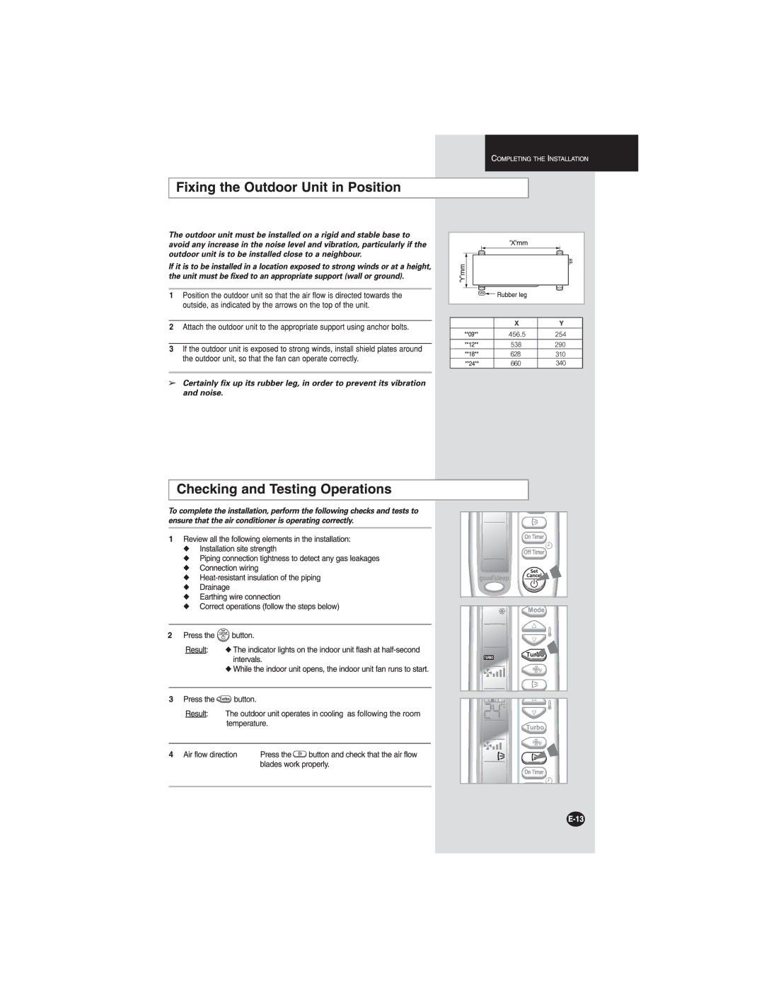 Samsung AS18FCXSG, AS24FCXMID, AS18FCMID, AS24FCNMID, AS18FCUMG, AS24FCXXSG, AS24FCNXSG, AS24FCXUMG, AS24FCNUMG manual 