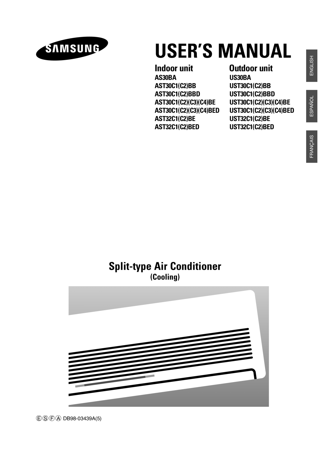 Samsung AS30BANMID, AS30BAXMID, AS30BAXXSG, AS30BANUMG, AS30BAXUMG, AS30BANXSG manual USER’S Manual 