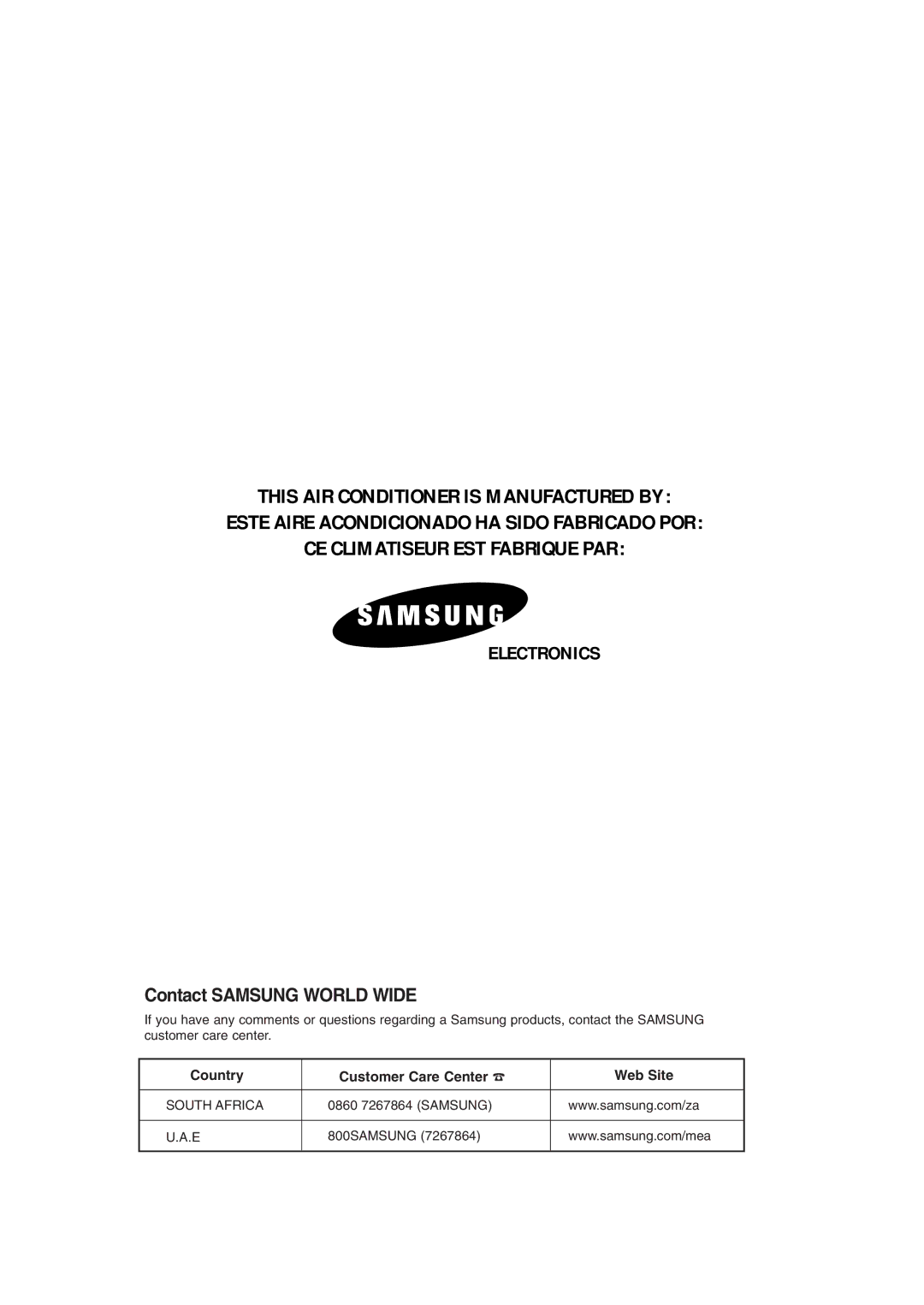 Samsung AST24W6WE/XSG, AST18WJWE/MID, AST18WJWE/XSG, AST18WJWE/HAC manual Electronics 