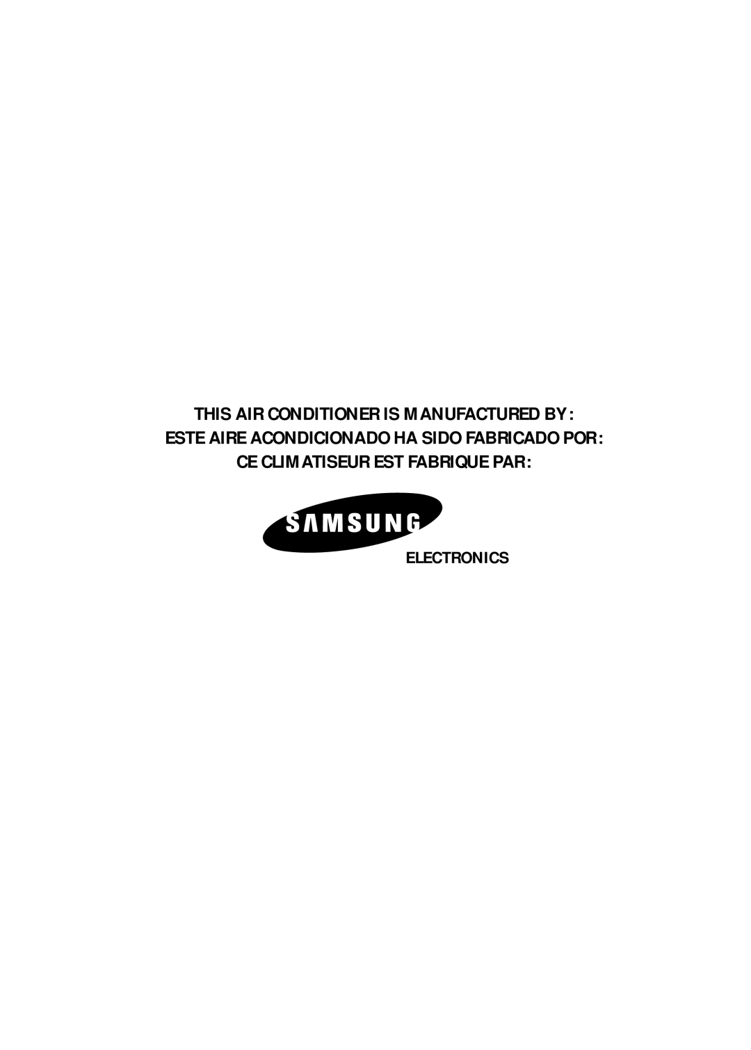 Samsung IAST18WJWB/MOC, AST24W6WB/UMG, AST18WJWB/UMG manual Electronics 