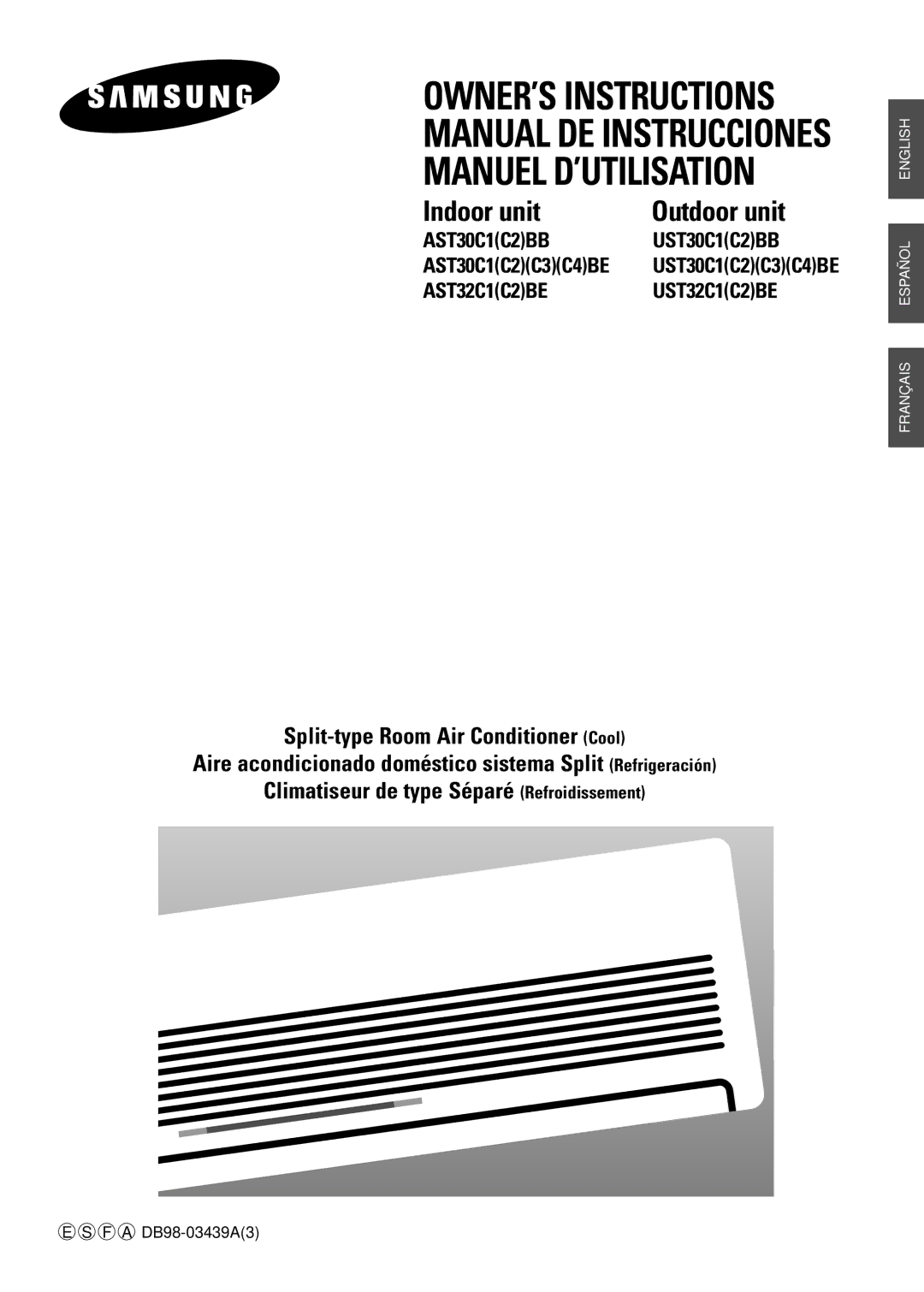 Samsung AST30C2BB/UMG, AST30C2BB/MOC, AST30C2BB-UMG manual OWNER’S Instructions 