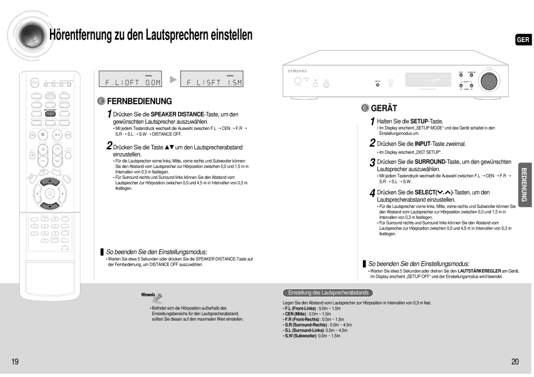 Samsung AV-R600R/ELS manual Drücken Sie die INPUT-Taste zweimal, Drücken Sie die Select , -Tasten, um den 