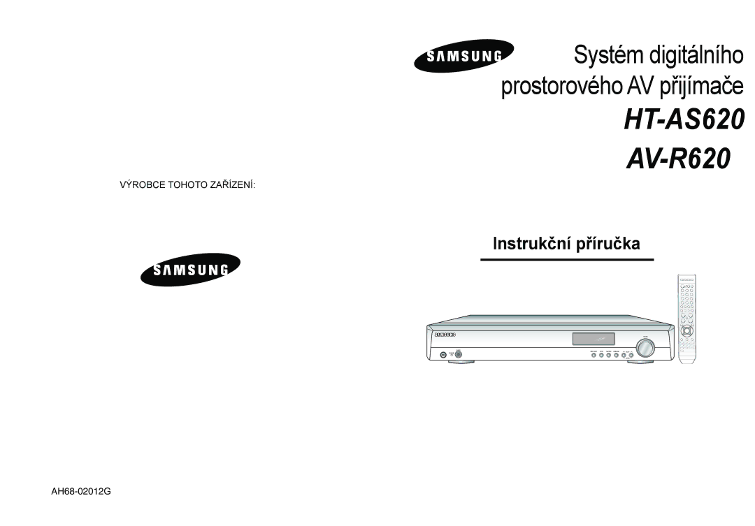 Samsung AV-R620R/XEO manual HT-AS620 AV-R620 