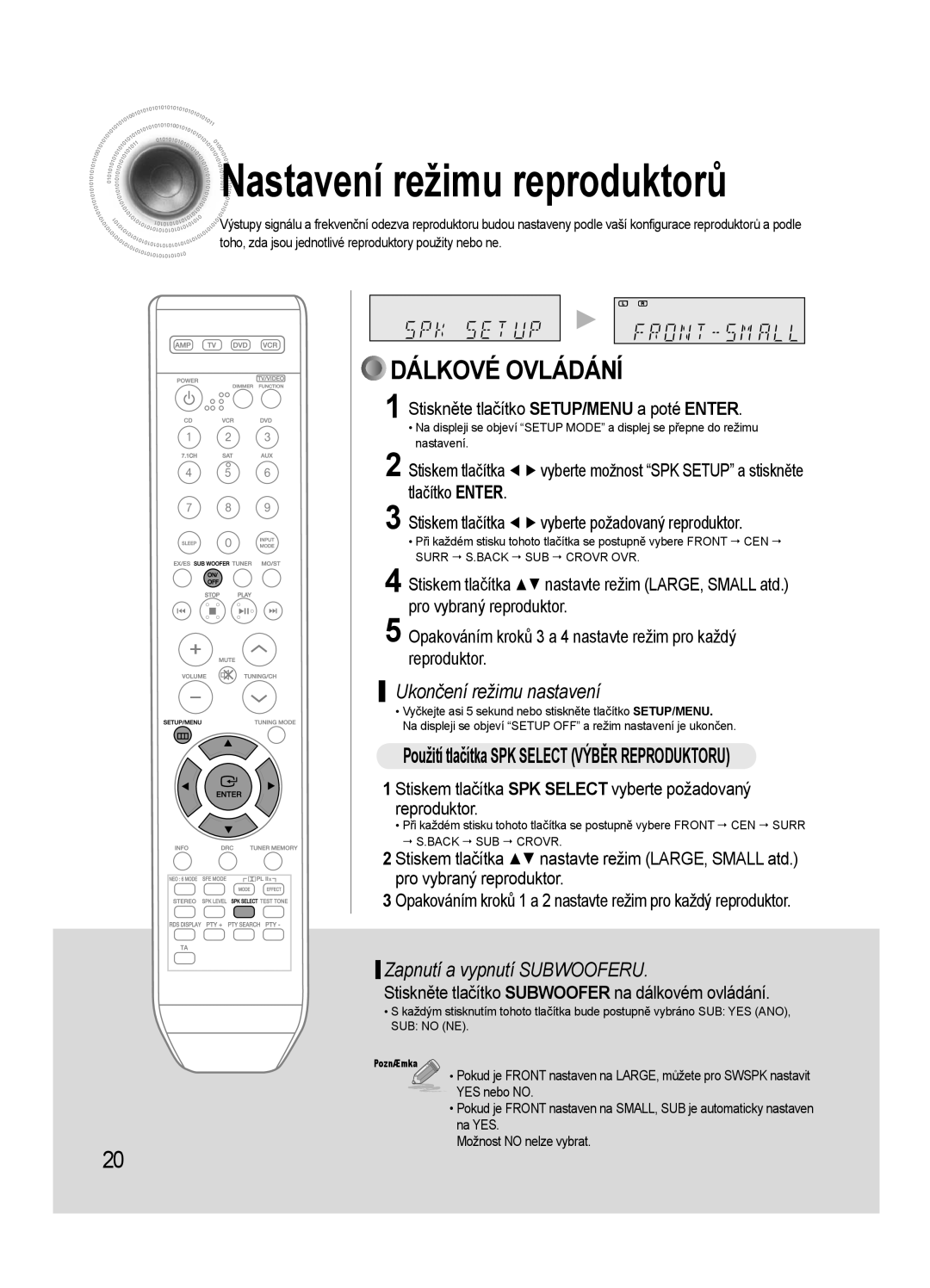 Samsung AV-R720R/XEO, HT-AS720SR/EDC manual PoznÆmka 