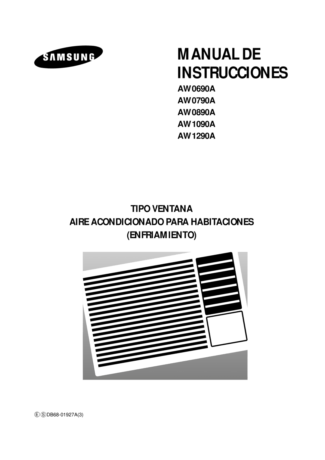 Samsung AW0790A, AW0690A, AW1290A, AW1090A, AW0890A manual Manual DE Instrucciones 