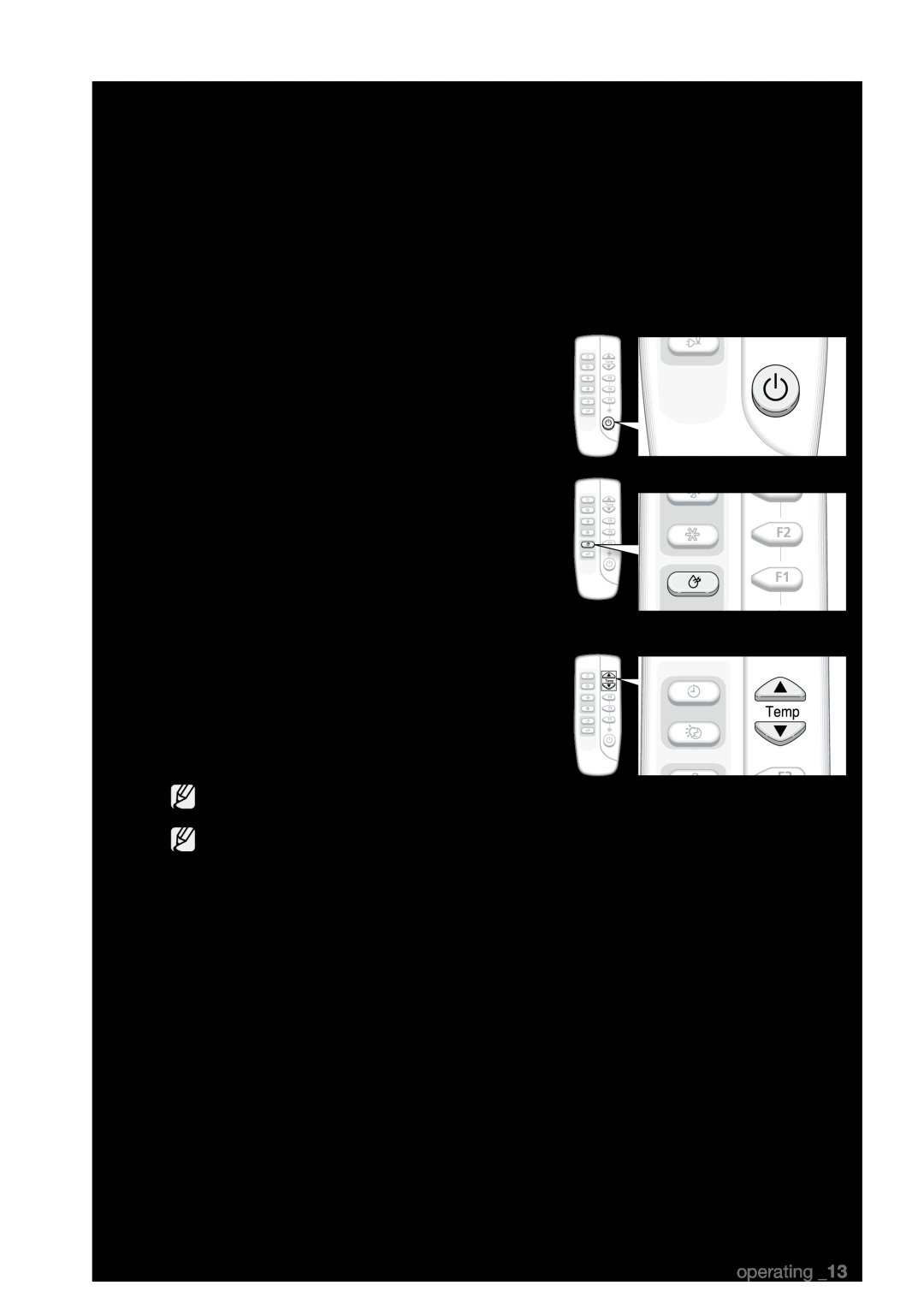 Samsung DB98-29033A, AW06EDB Series user manual operating your air conditioner, SELECTING operation MODE 