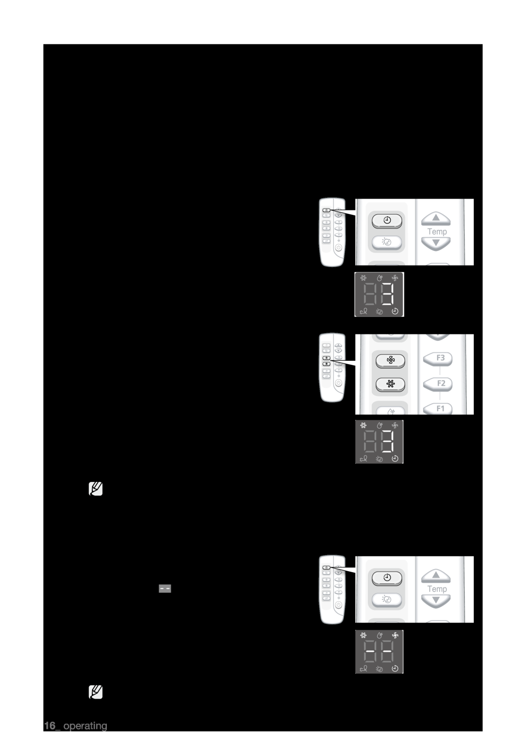 Samsung AW06EDB Series, DB98-29033A Advanced Functions, To deactivate the On timer, operating your air conditioner 
