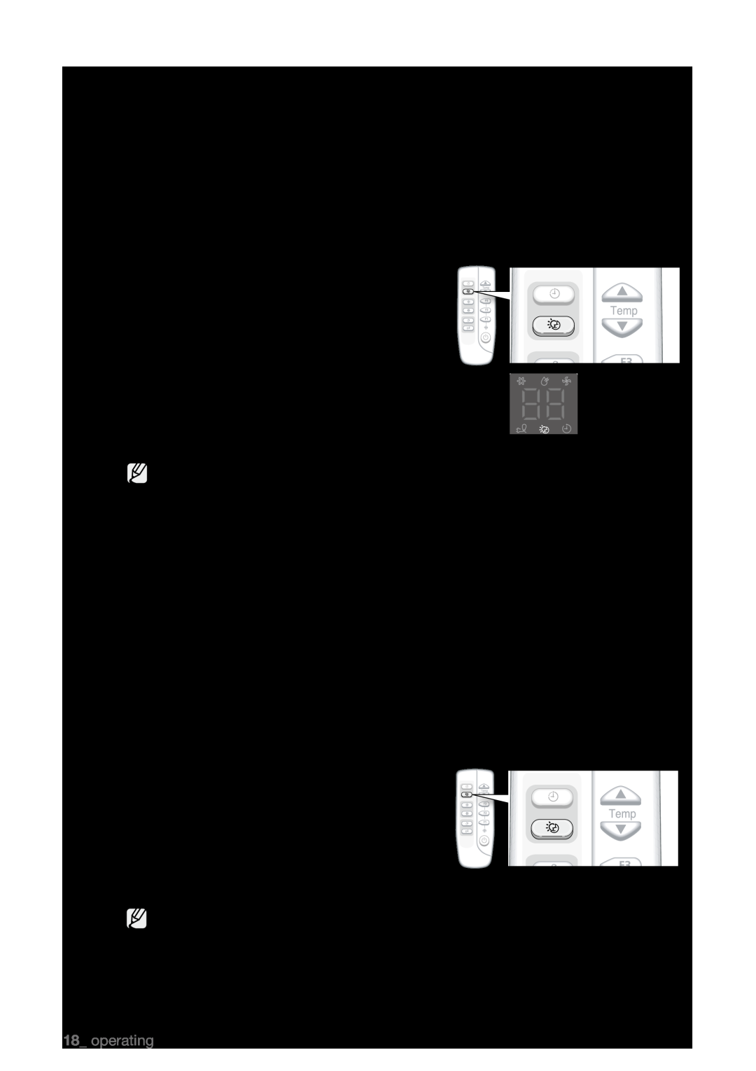 Samsung AW06EDB Series user manual Temperature changes in Good Sleep mode, To deactivate the Good Sleep mode, operating 