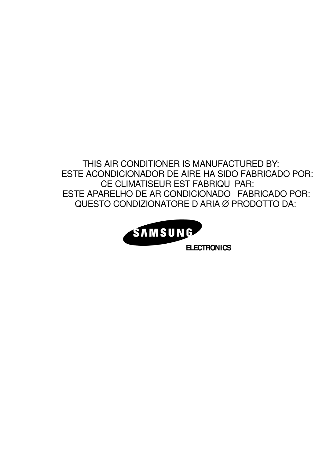 Samsung AW12FAJAA/BA/CA/DA/EA, AW06FASAA, AW09FASAA/BA/DA/EA, AW07FASAA/AB/BA/DA/EA, AW10FAJAA/BA/CA, AW12FAMAA/BA/CA/DA/EA 