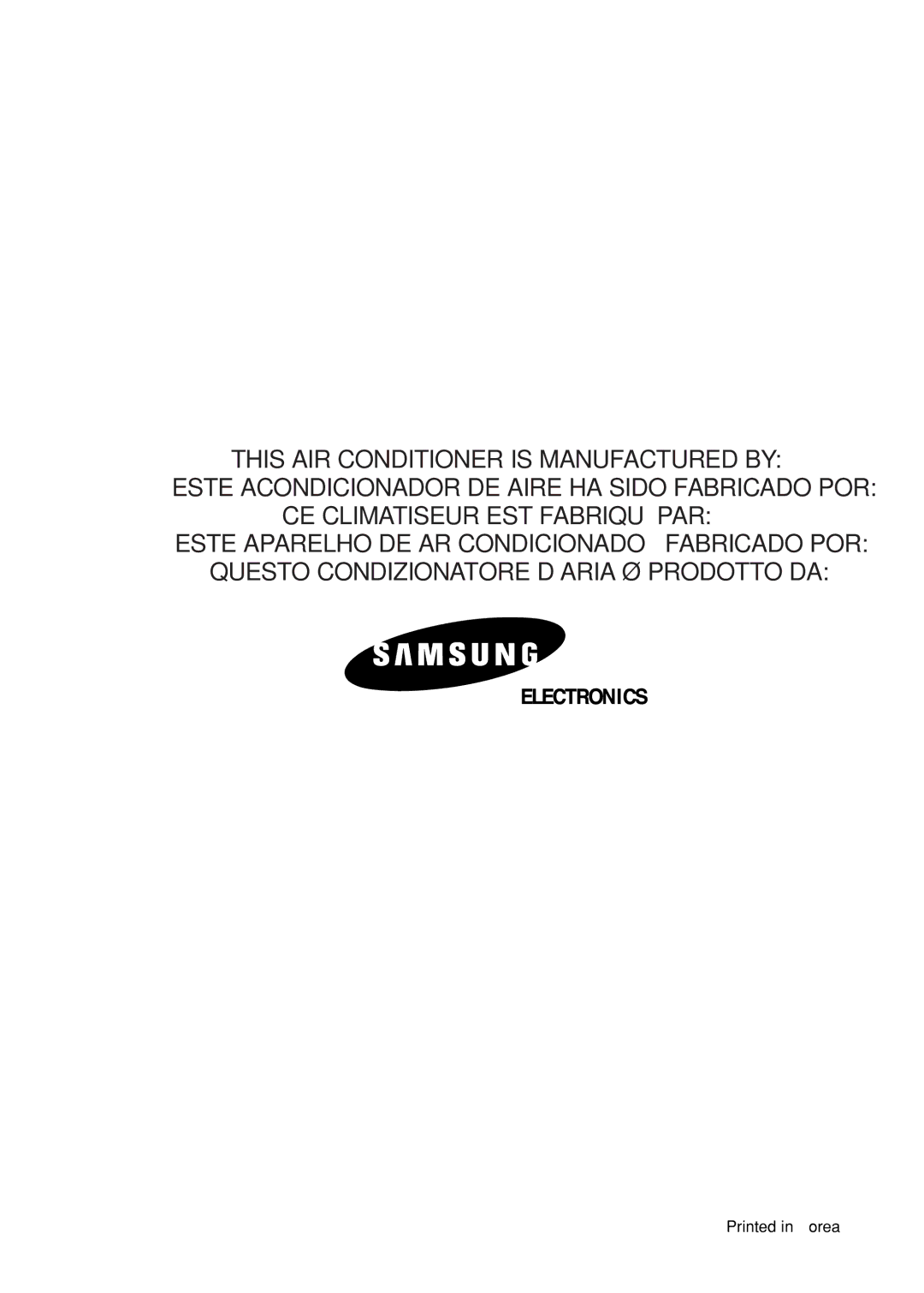 Samsung AW07F0(1)(3)NAA/AB/BA/BB/BC/CA/DA/DB/EA/EB/EC manuel dutilisation 