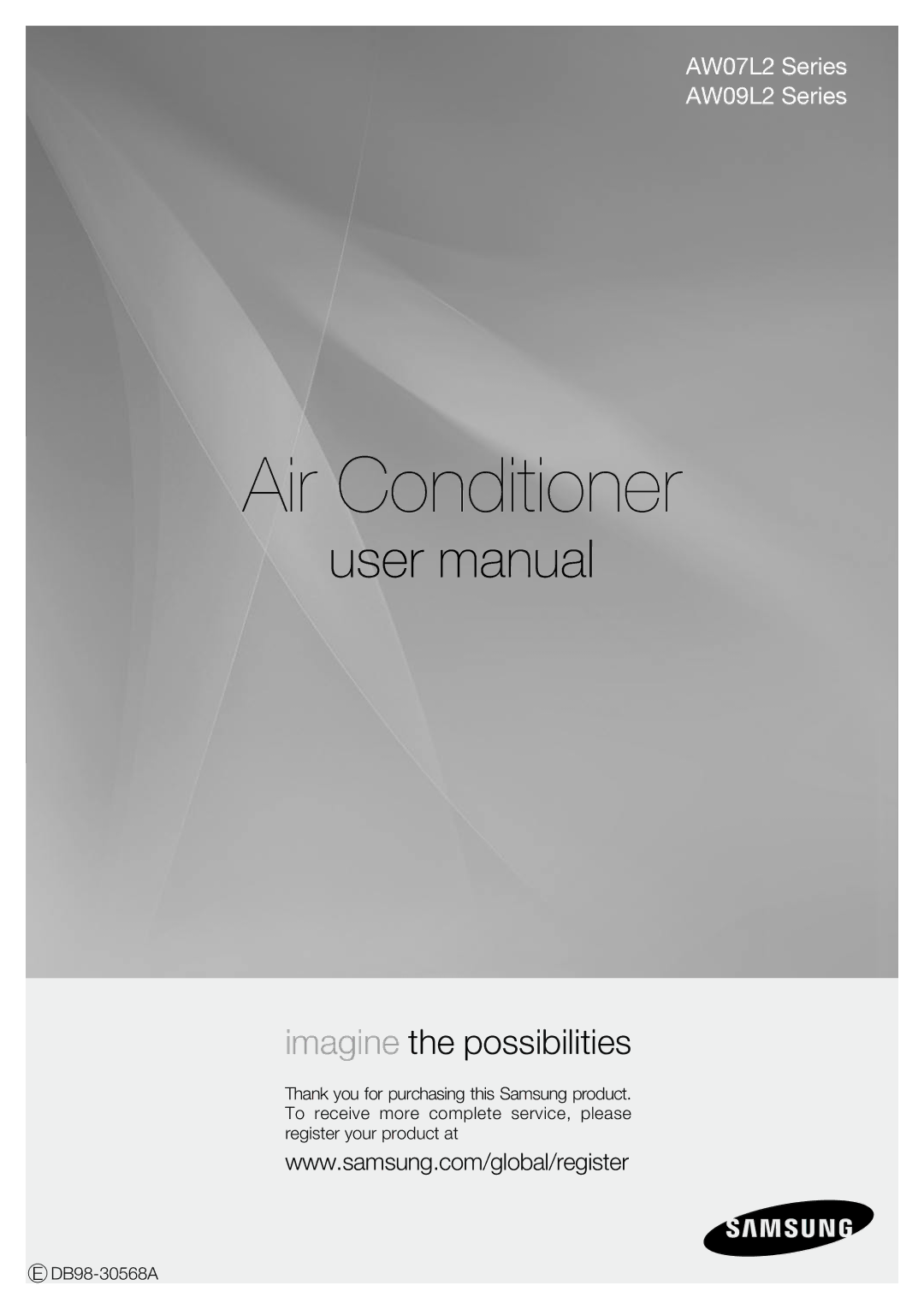 Samsung AW09L2, AW07L2 user manual Air Conditioner 