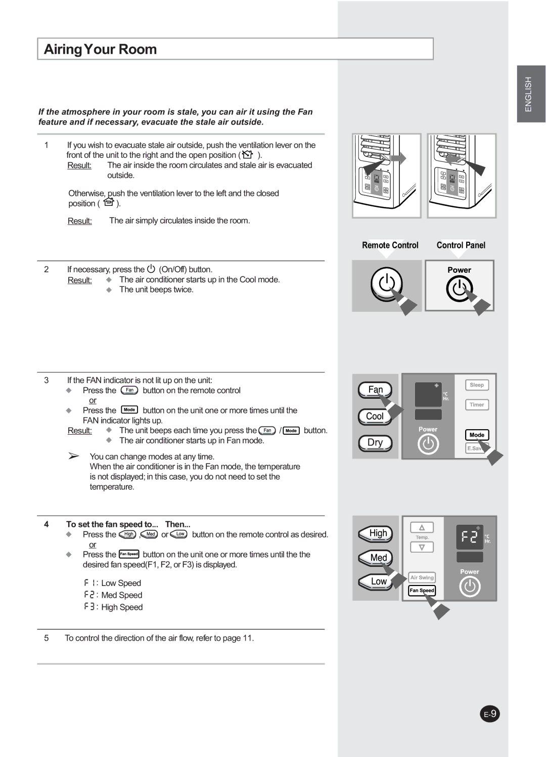 Samsung AW07PHHBA/BB manuel dutilisation AiringYour Room 