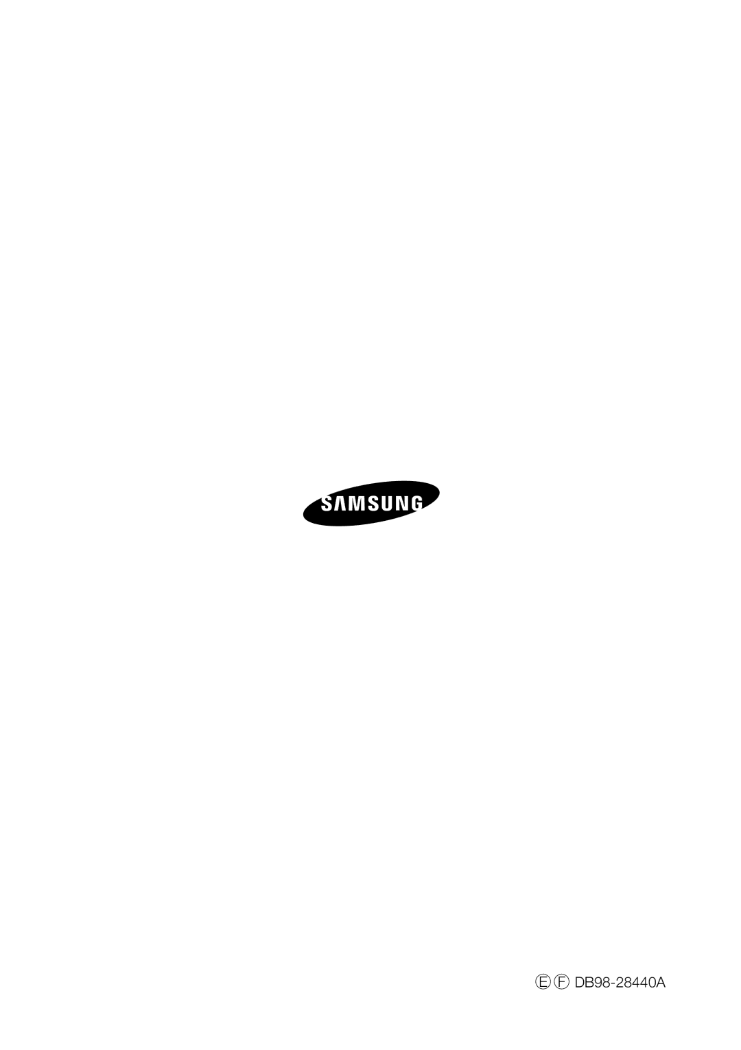 Samsung AW12EDB Series, AW10EDB Series, AW08EDB Series user manual DB98-28440A 