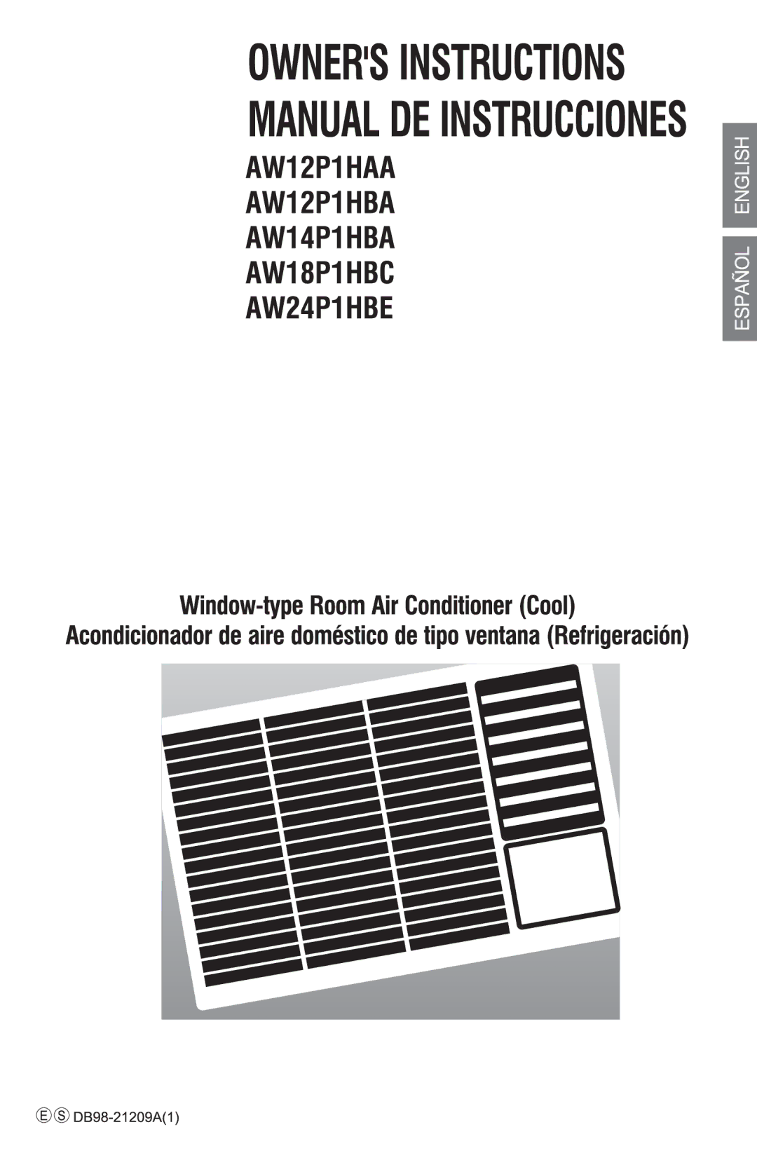 Samsung AW24P1HBE, AW18P1HBC manual 