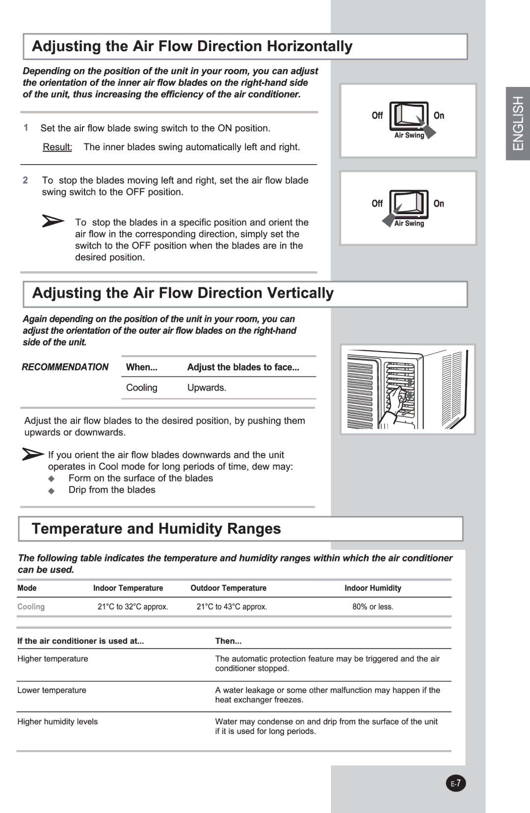 Samsung AW24P1HBE, AW18P1HBC manual 