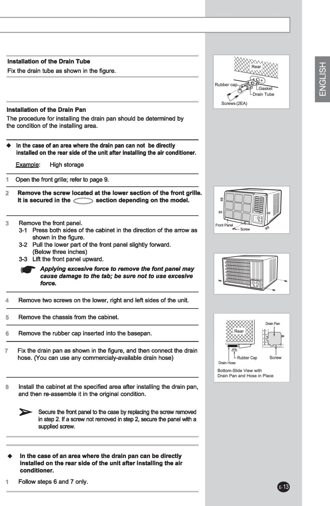 Samsung AW24P1HBE, AW18P1HBC manual 