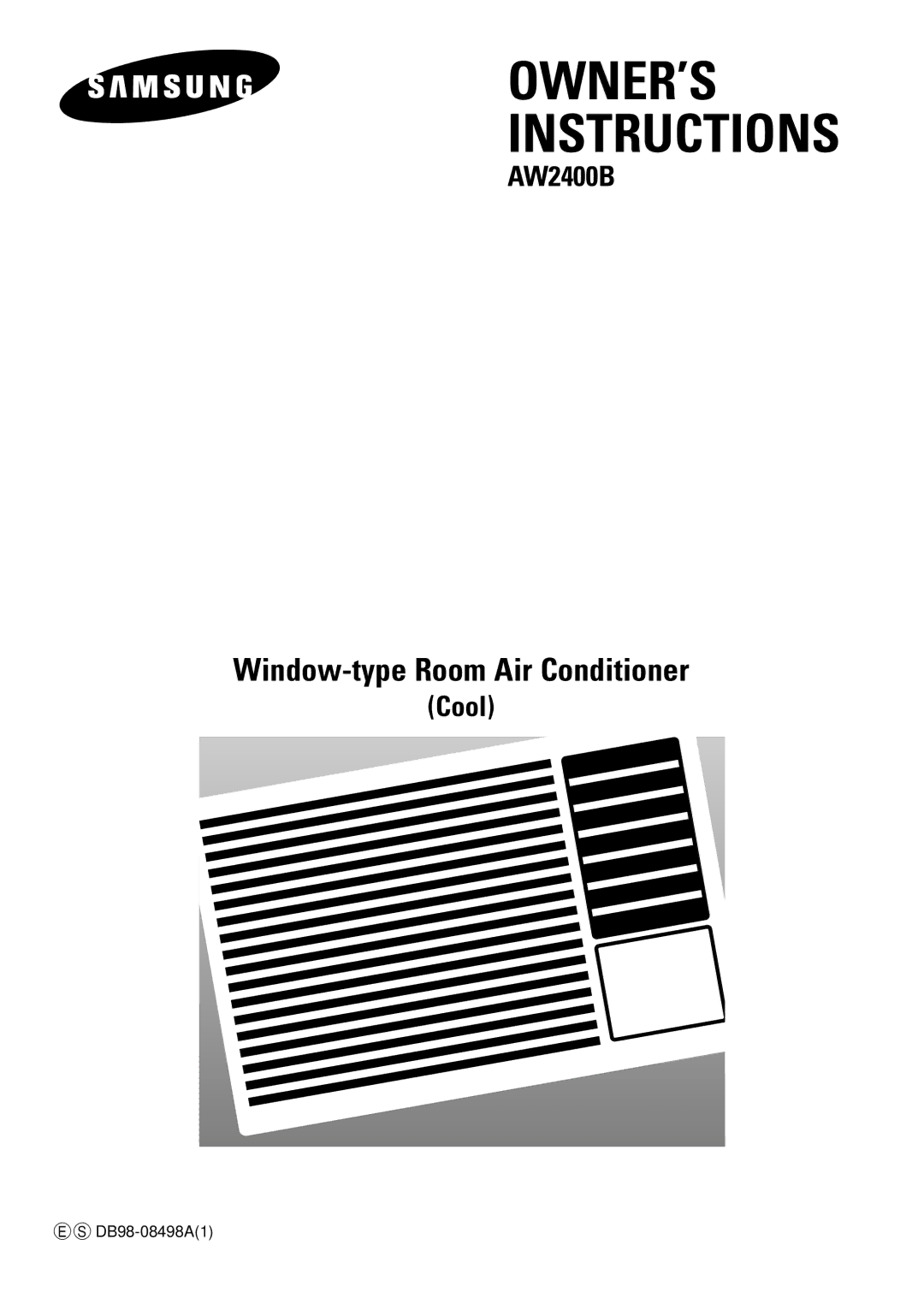 Samsung AW2400B manual OWNER’S Instructions 