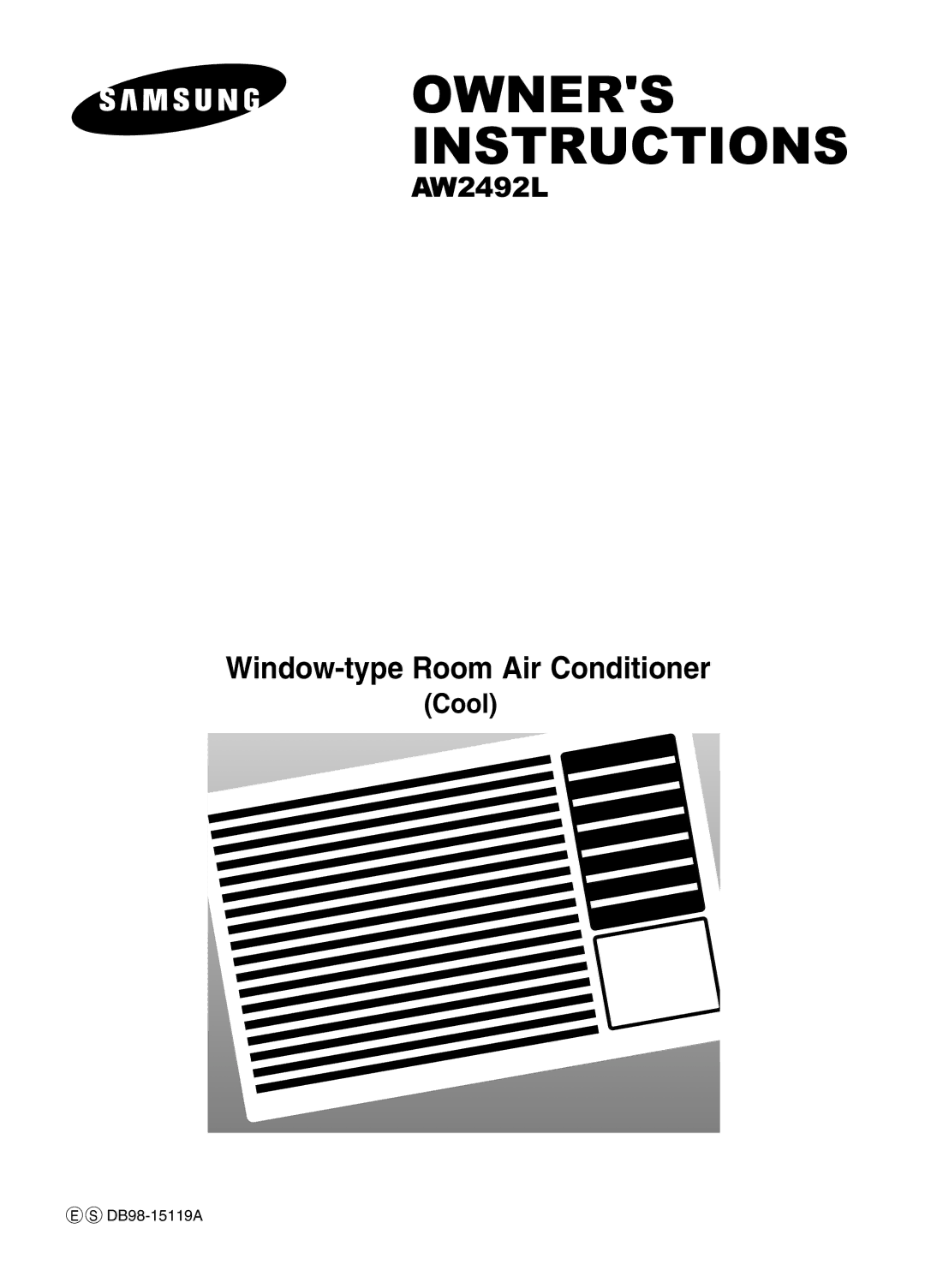 Samsung AW2492L manual Owners Instructions 