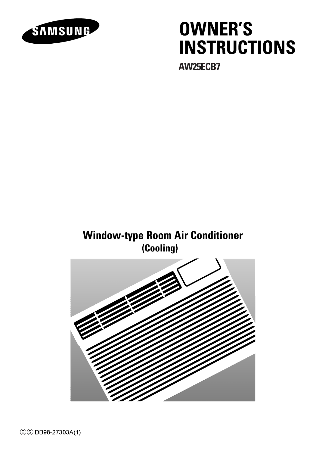 Samsung AW25ECB7 manual DB98-27303A1 