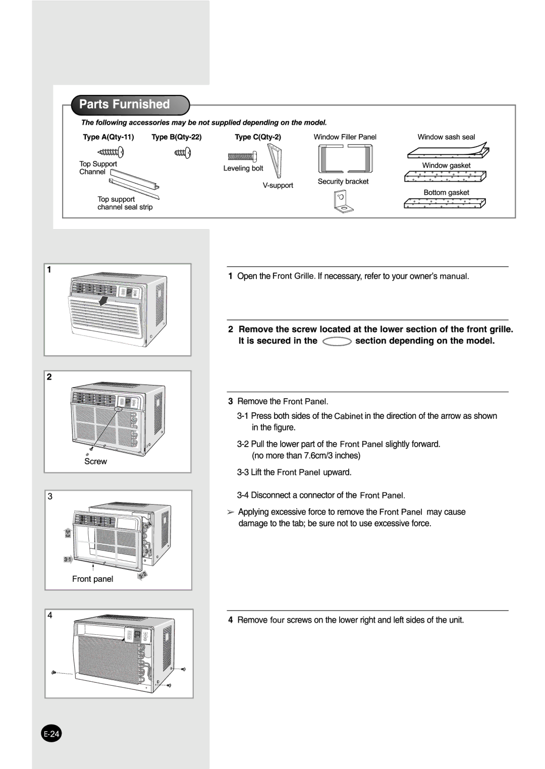 Samsung AW25ECB7 manual 