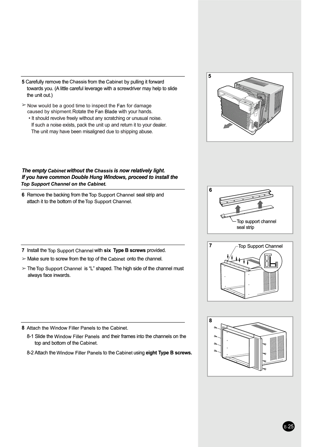 Samsung AW25ECB7 manual 