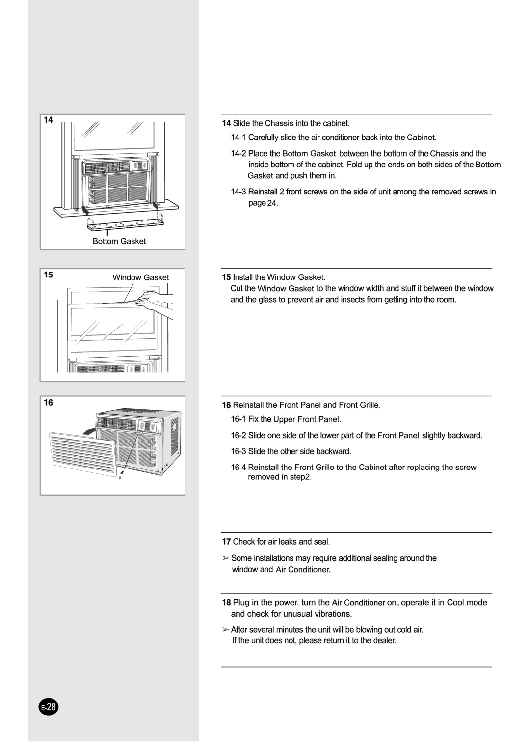 Samsung AW25ECB7 manual 